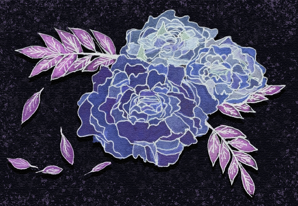 flowers | 2022 | watercolour + digital