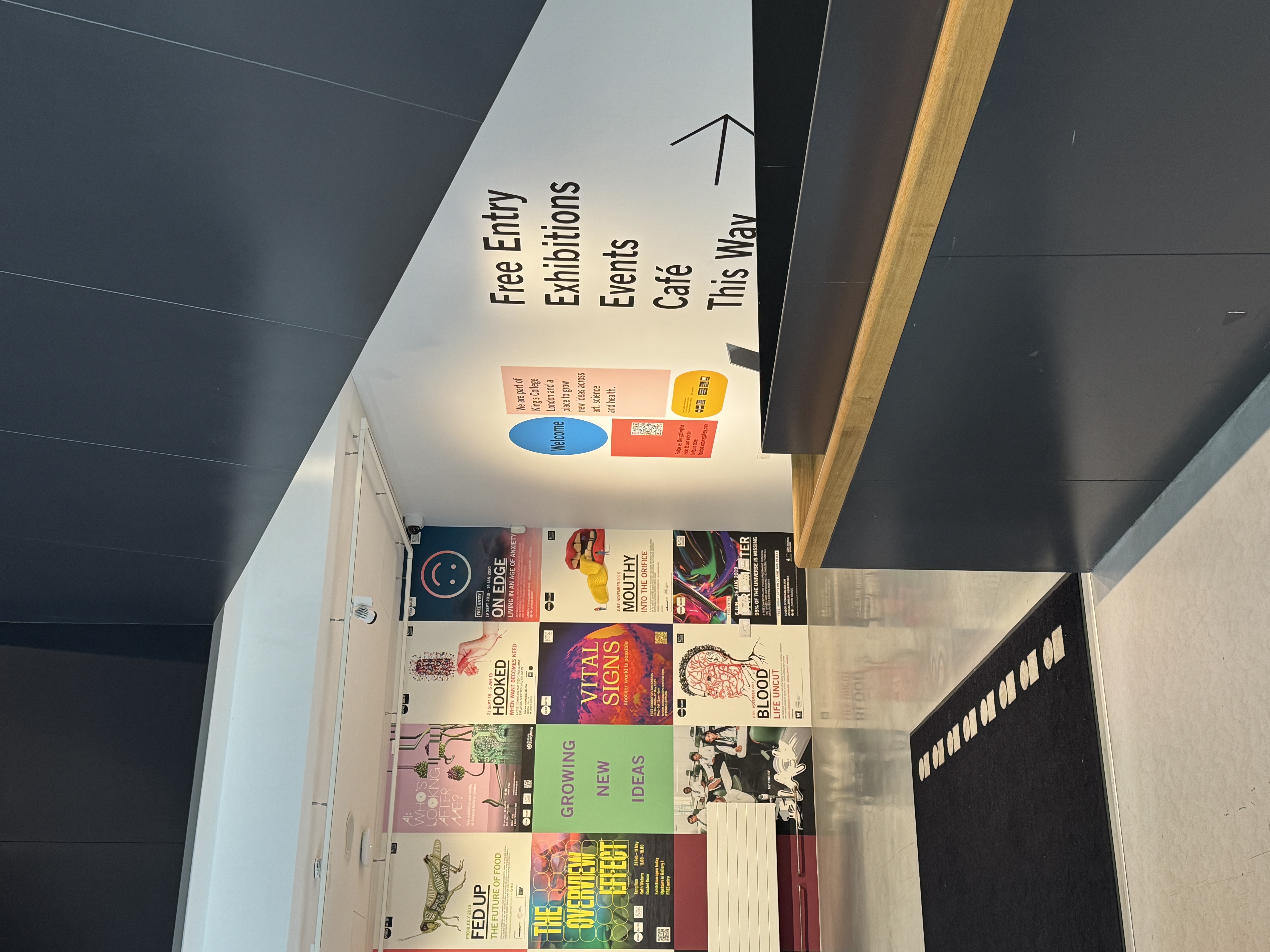 Big graphics at Science Gallery London MORE ︎︎︎   