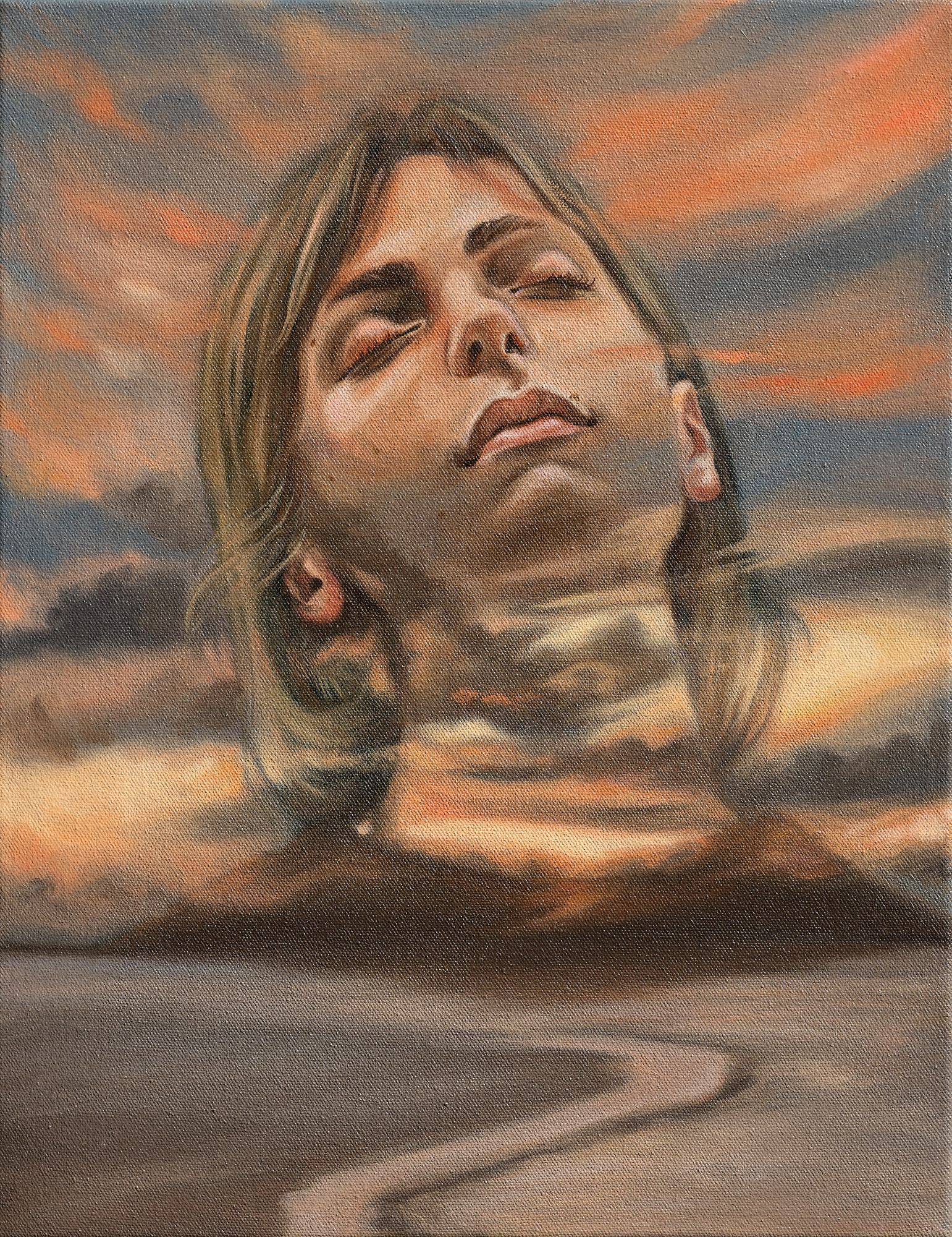 Tell Me, Oil on Canvas, 455 x 360mm, 2023