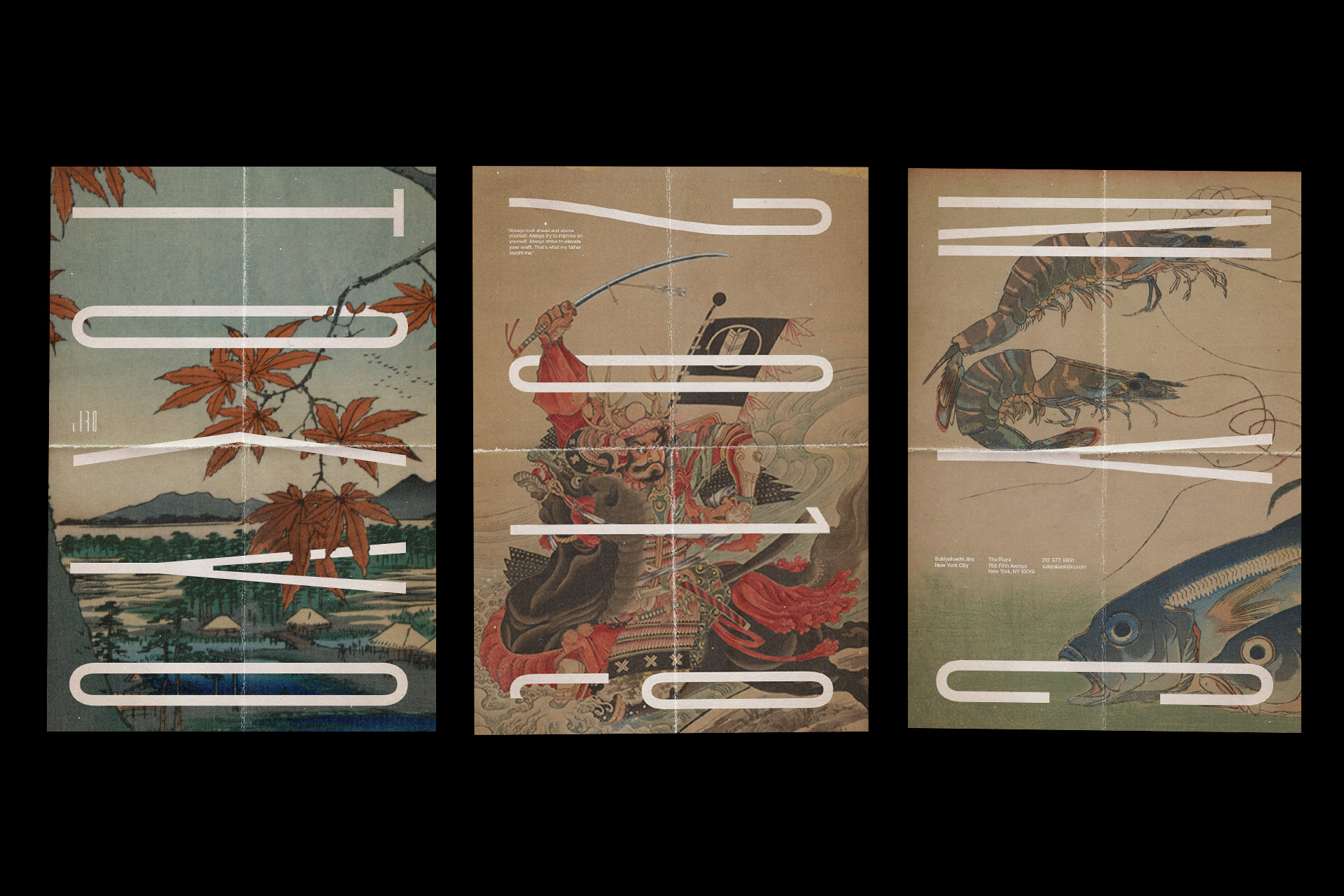 Jiro Visual Identity &ndash; Posters