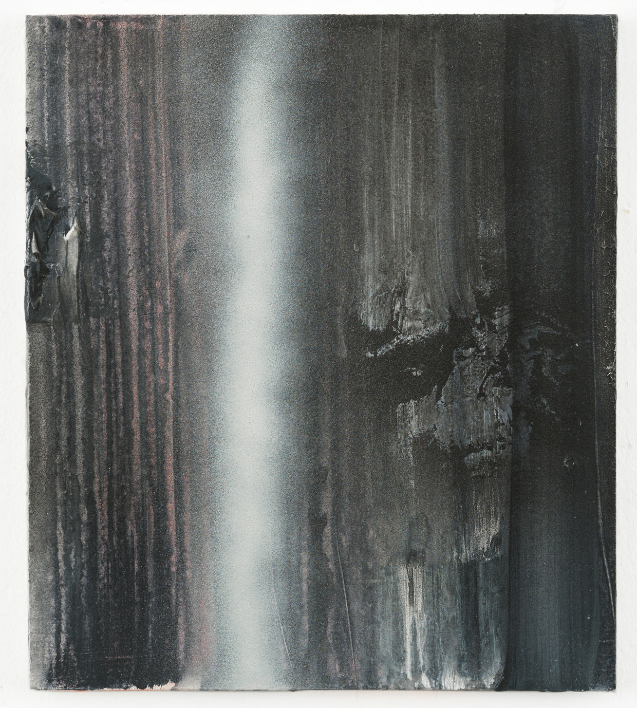 Untitled, acrylic on board, 12.5" x 9.75", 31,75 x 24,75 cm 