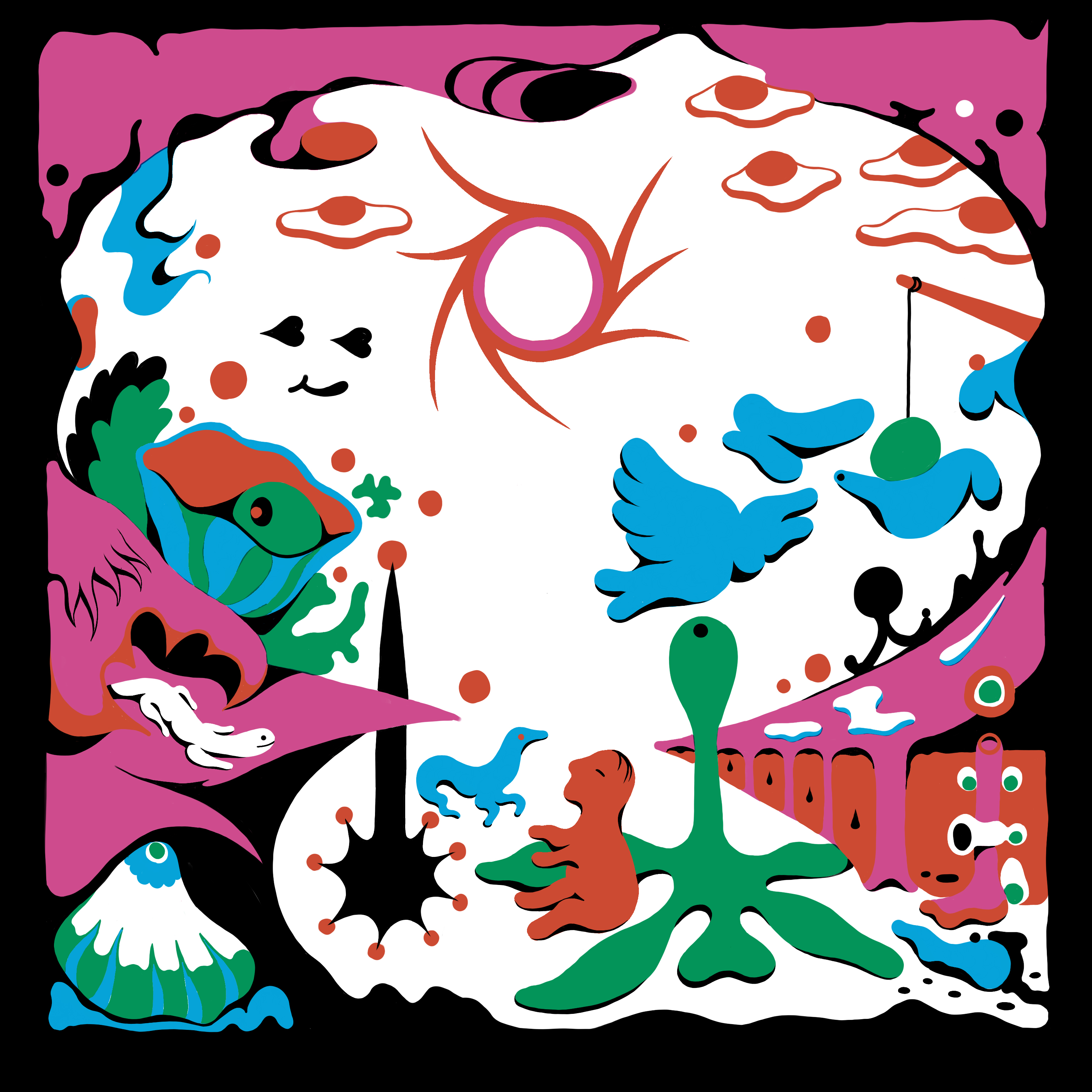 -------------- Weeper Capuchin --------------- Silkscreen Print - 2019