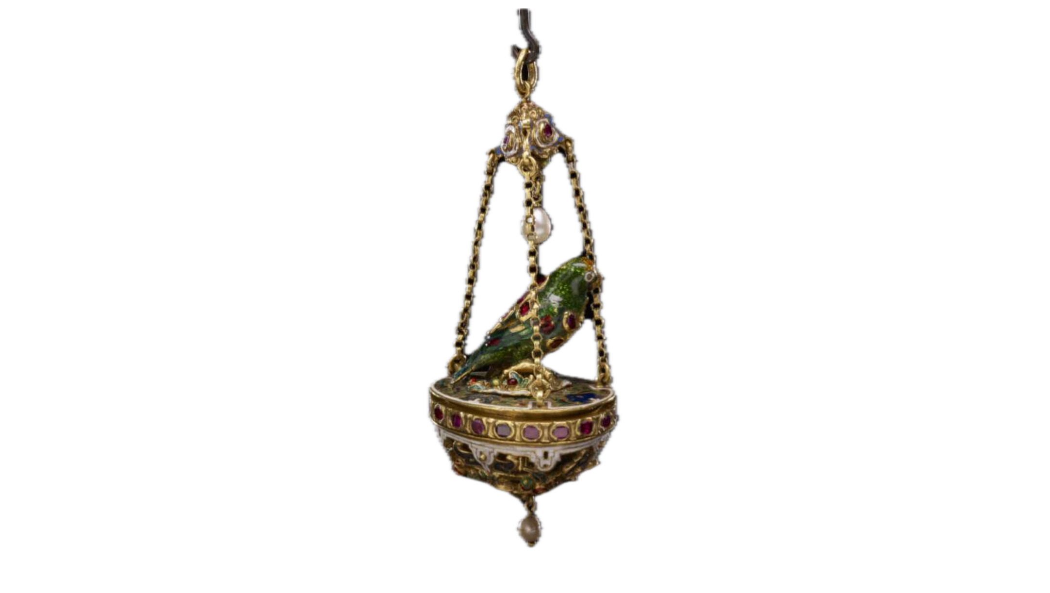 Late 16th century parrot pendant