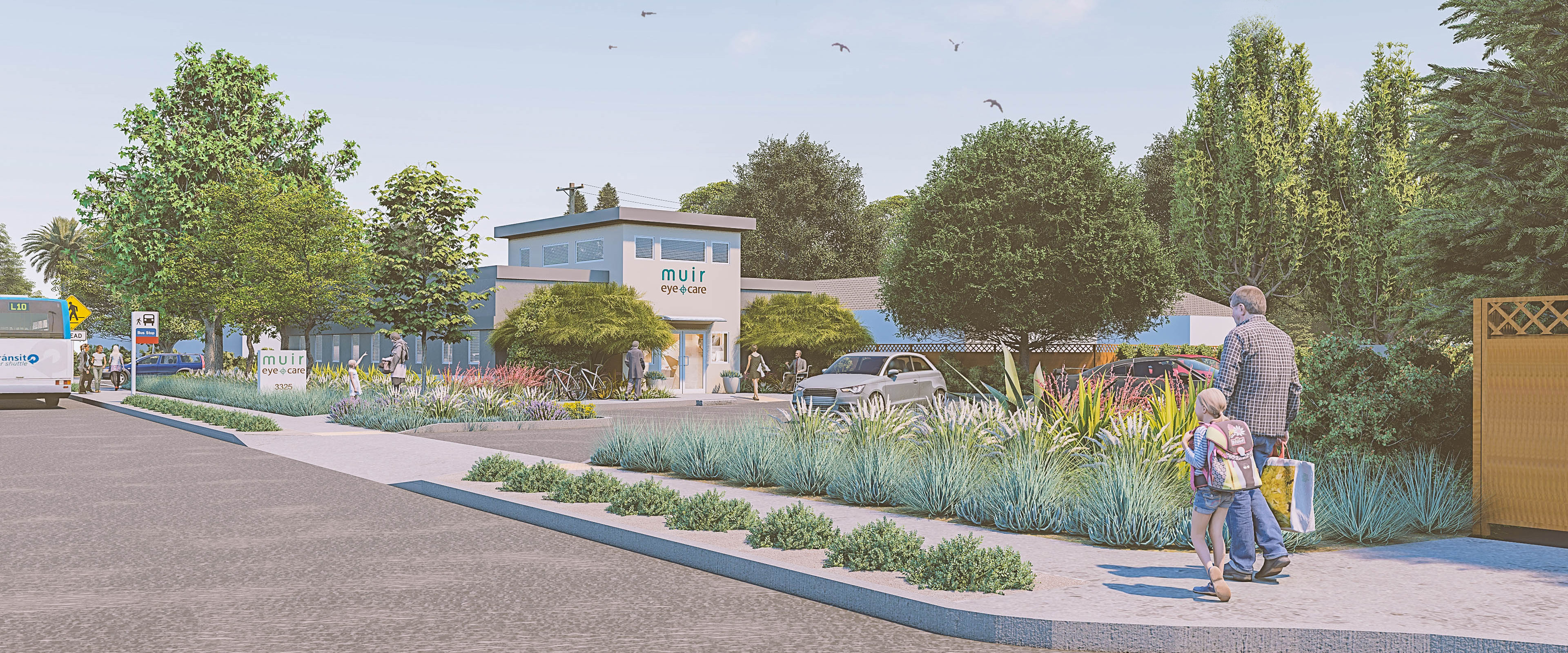 Muir Eye Care — Green Infrastructure at the Local Level