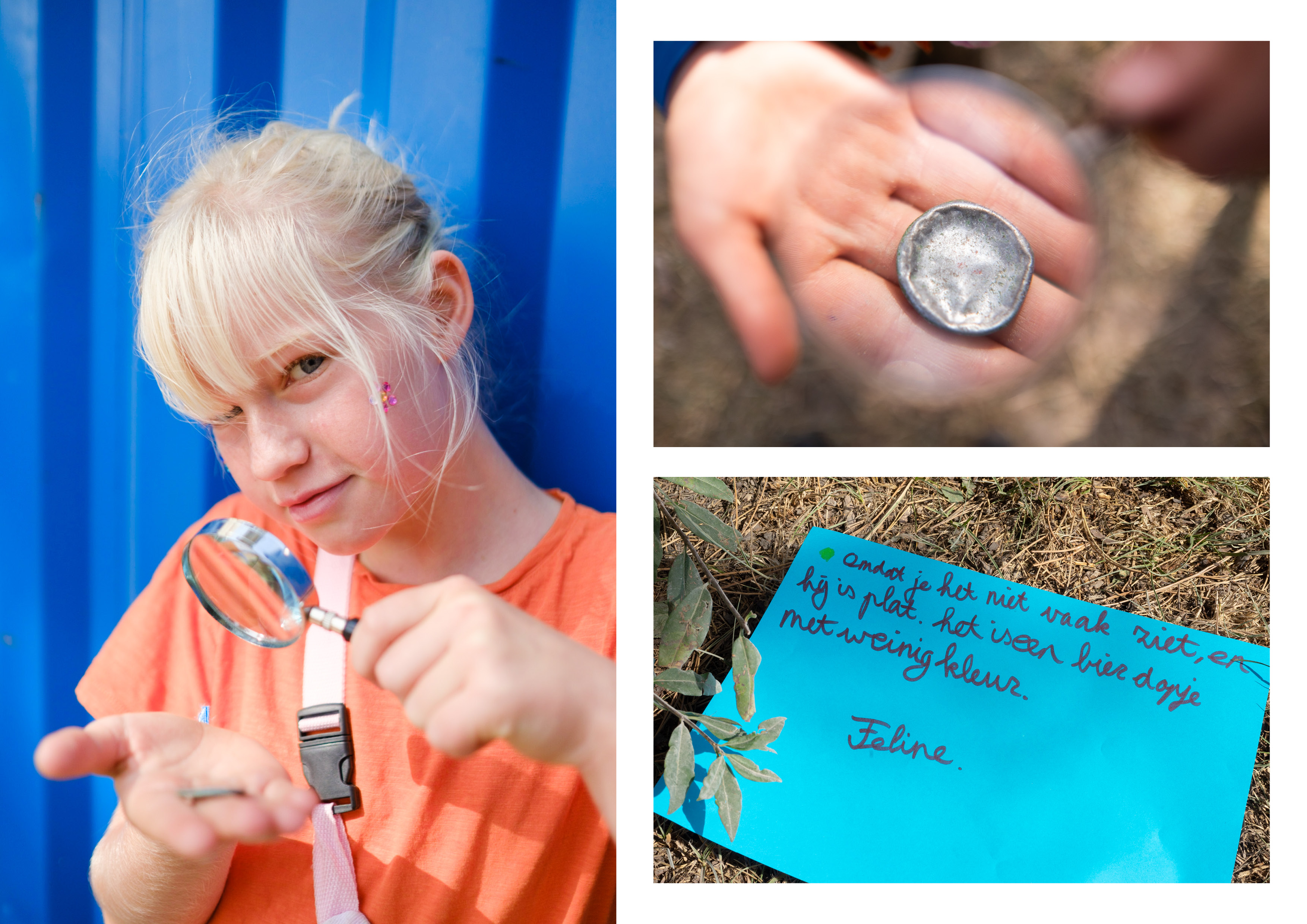 Feline: "Omdat je het niet vaak ziet en hij is plat. Het is een bierdopje met weinig kleur."