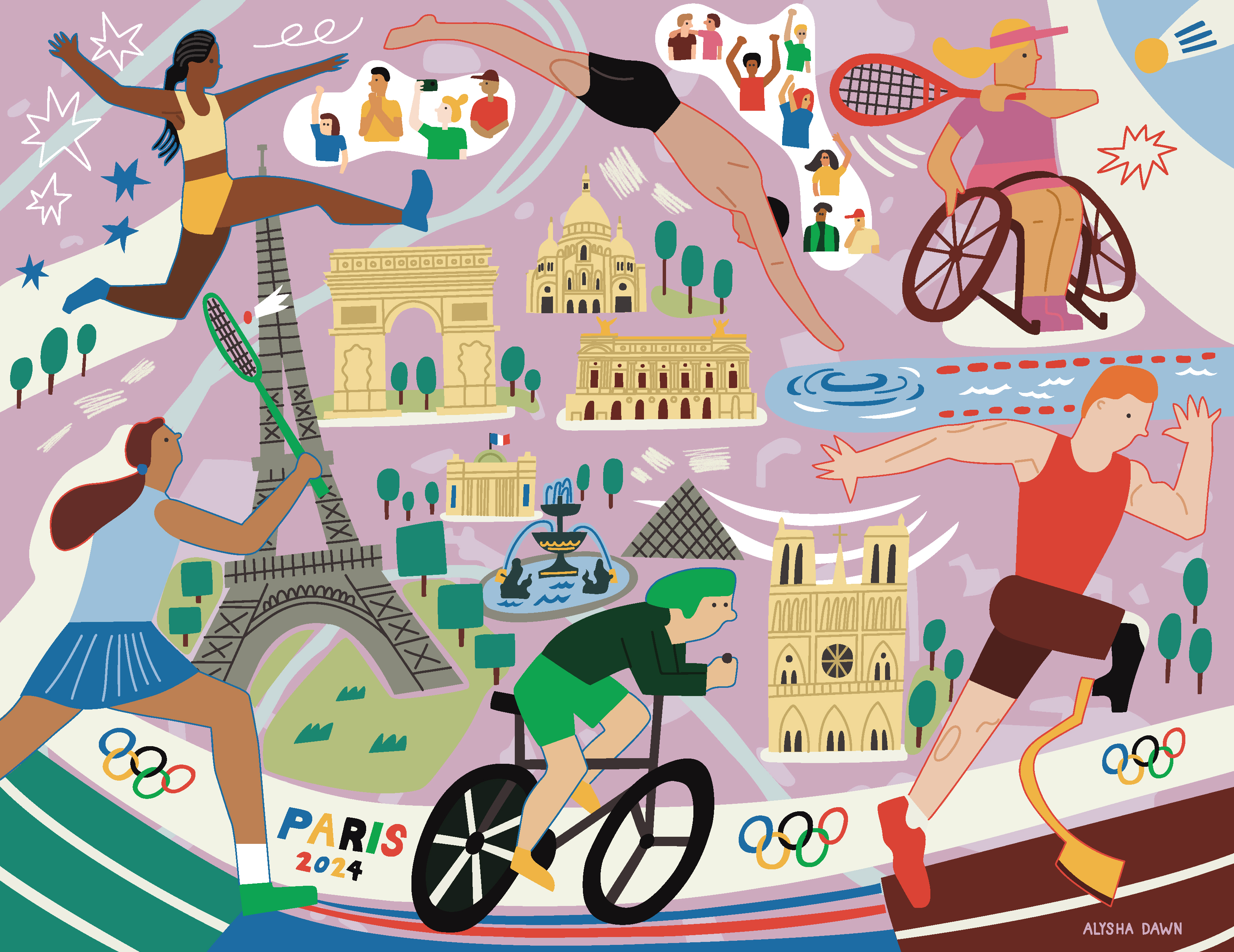 Personal work - Paris Olympics 2024
