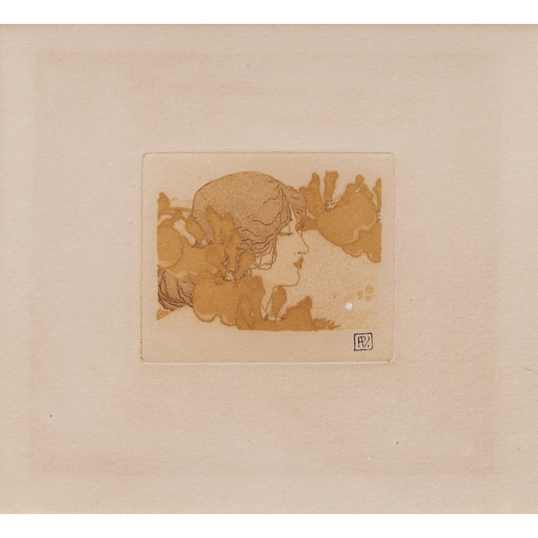   46. Vojtěch Preissig (1873-1944)  Z cyklu Sedm orchidejí I  Vyvolávací cena: 15.000 Kč   Konečná cena: 36.000 Kč 