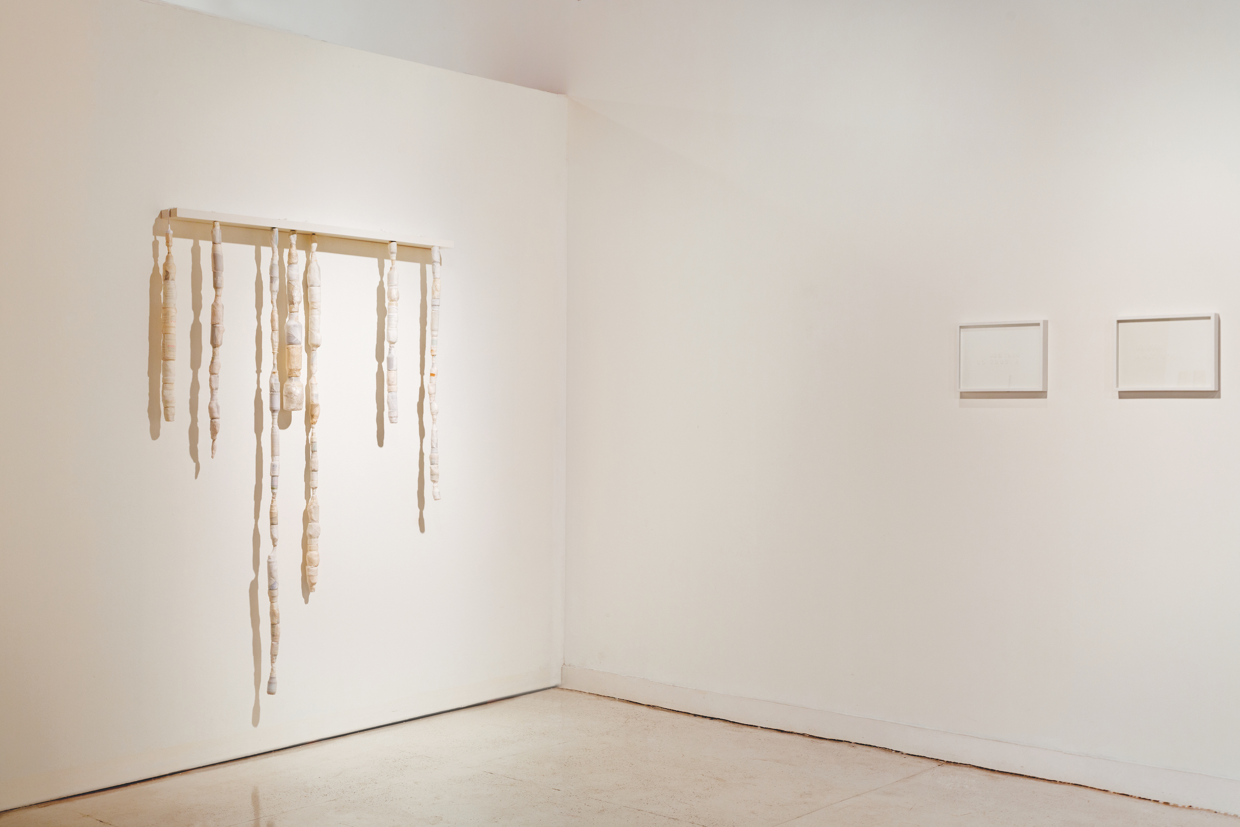  Untitled, 2014 . Empty medicine bottles covered and embroidered with various fabric. Sizes and dimensions variable . Célio Braga. ‘Abluções’, MACGoiás, Brasil