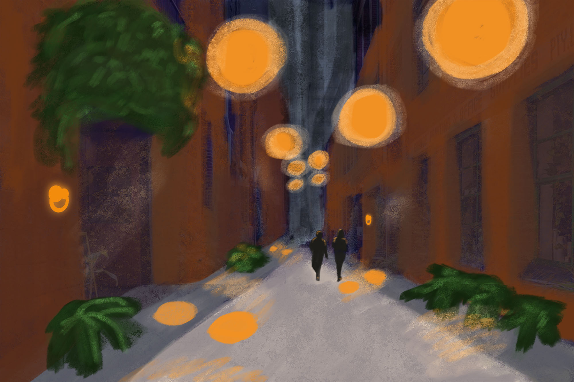 The Glowing City / Visualisation