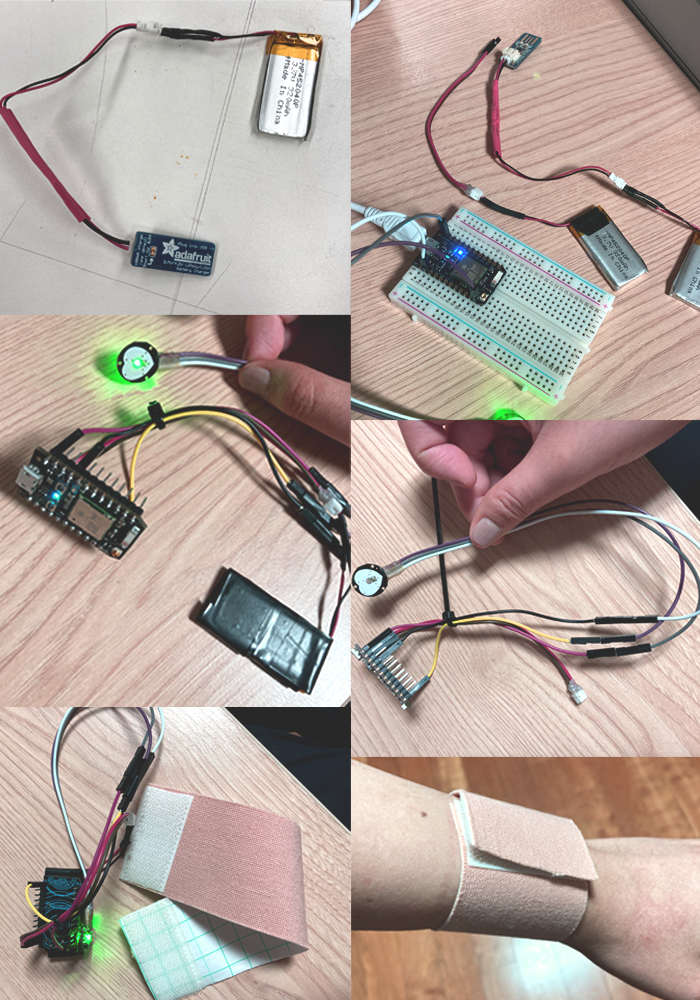Making portable pulse sensing device