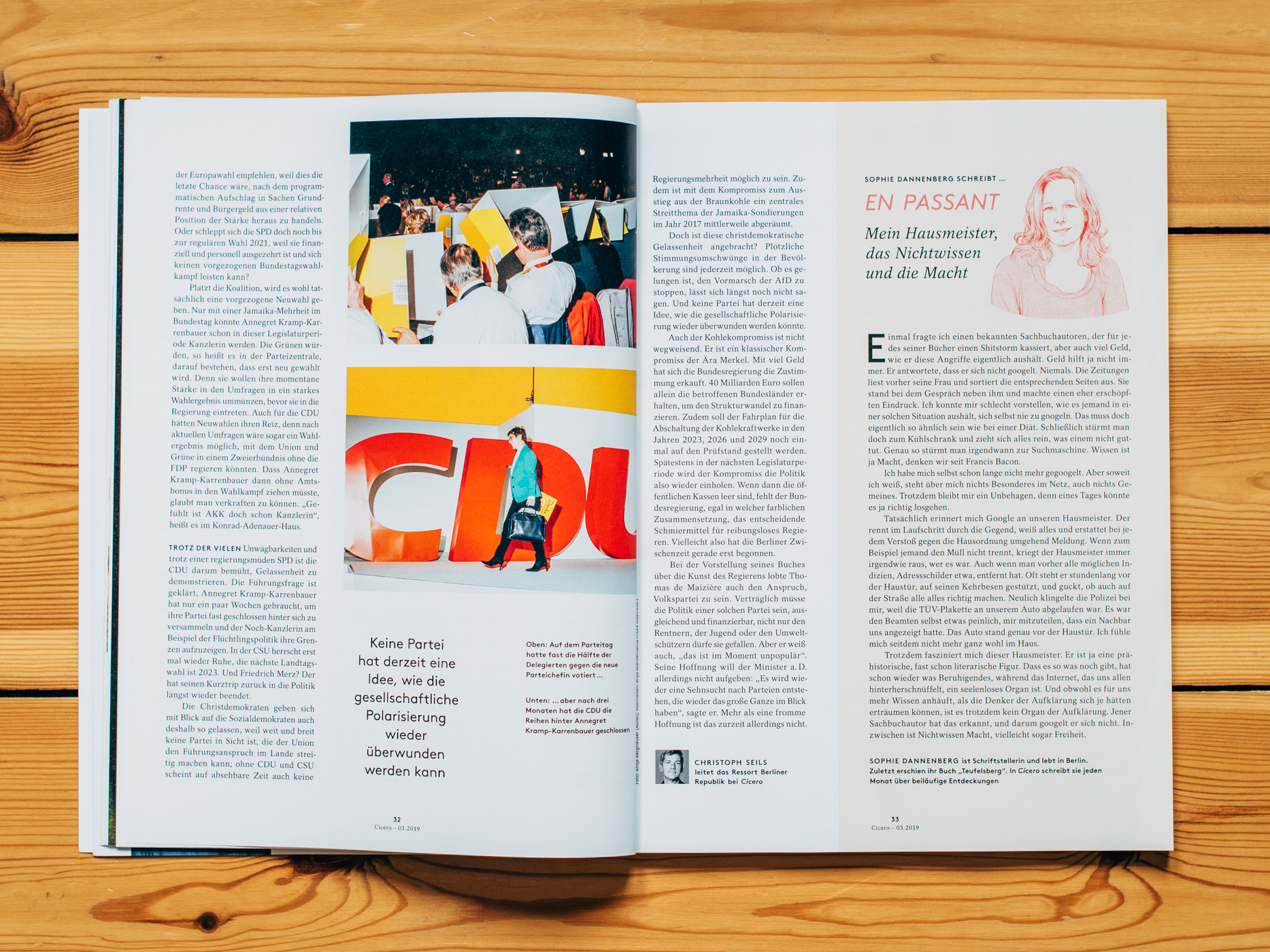 CICERO / Game of Chairs, CDU Parteitag / M&auml;rz 2019