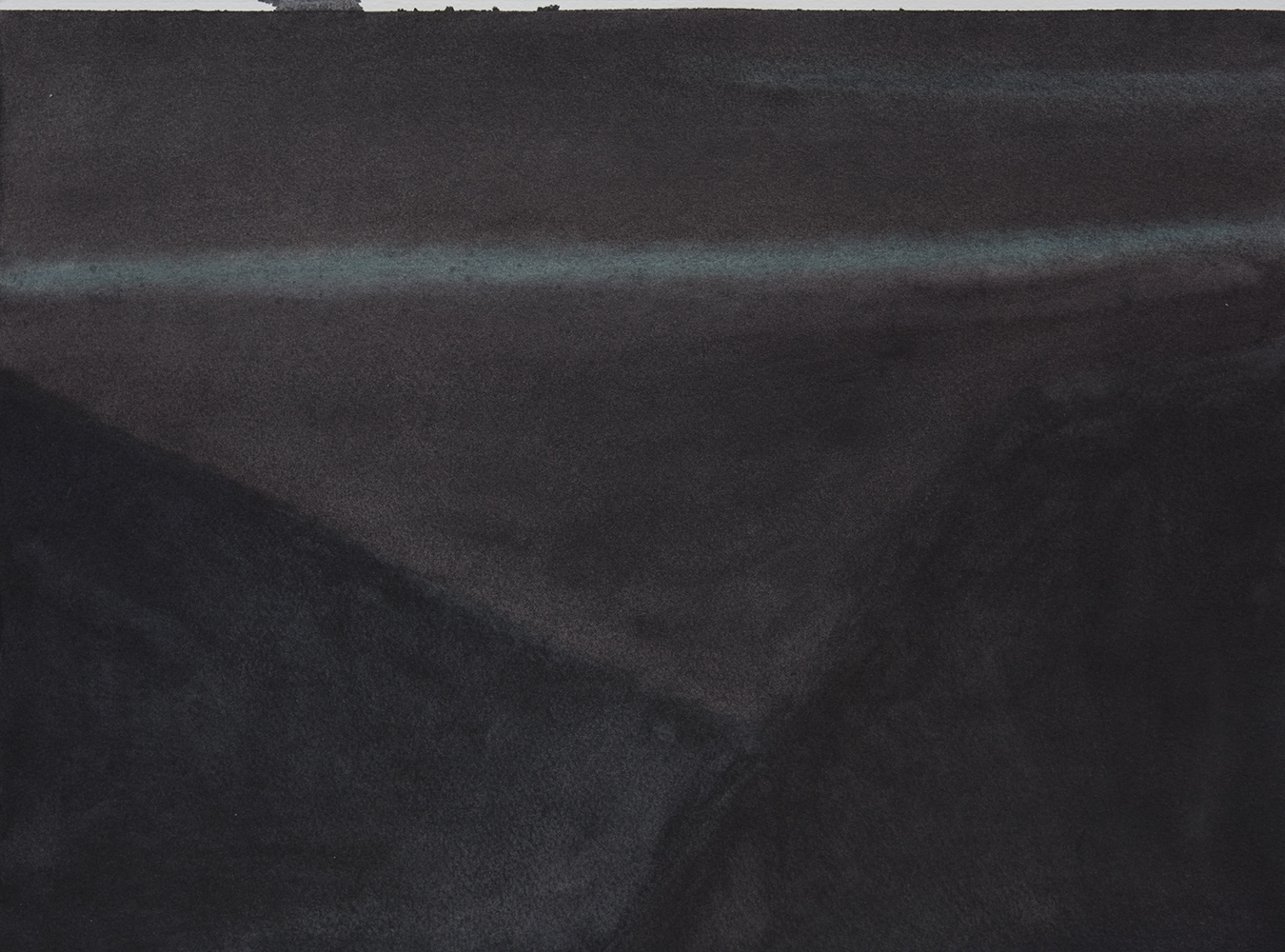 Vallée, percée, nuit (I)watercolour on paper28 x 38 cm, 2020