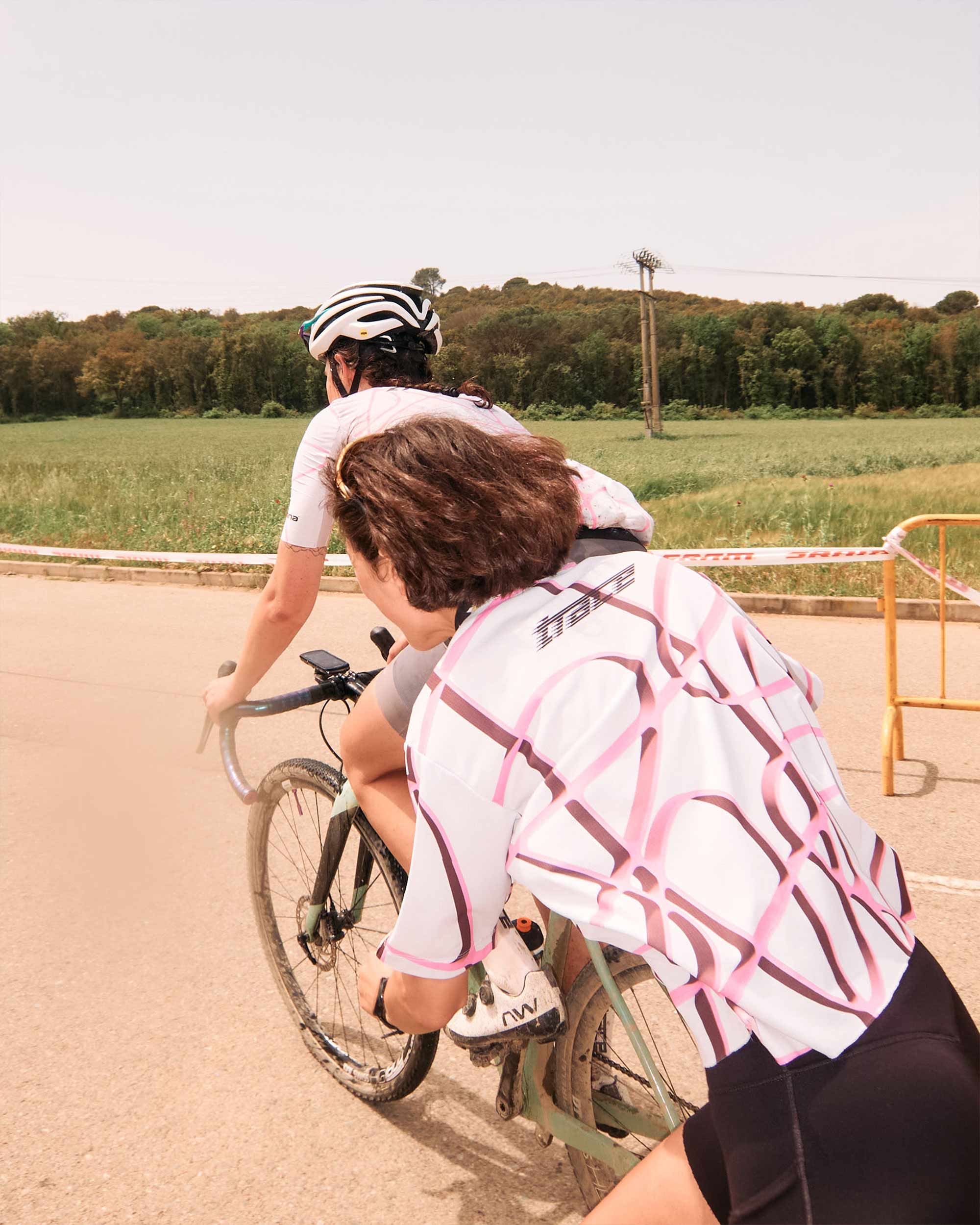 Giallo Studio X Trace Graphic for Cycling team Logo Art Direction Branding in Milan