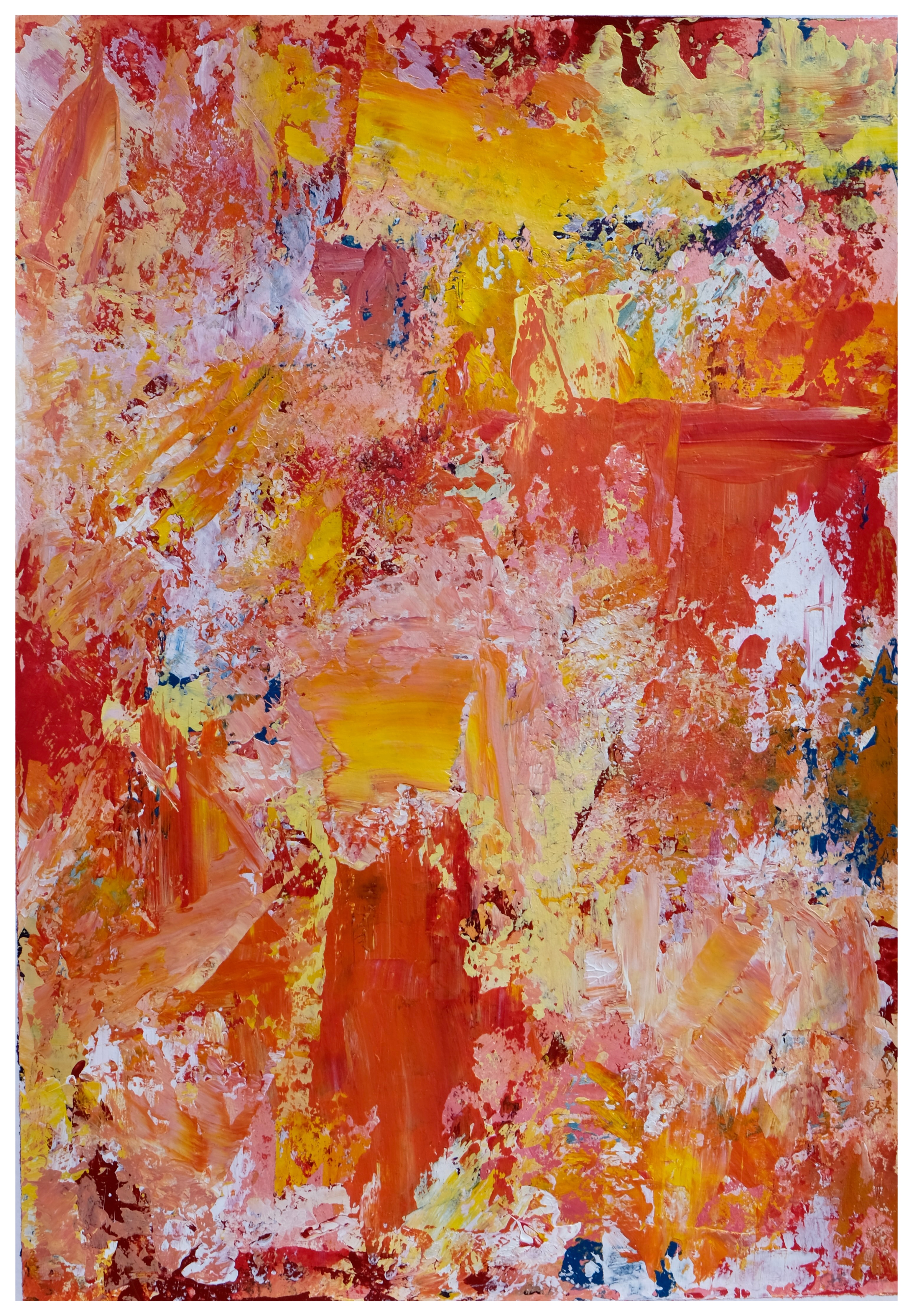 untitled 8, 2022, 7x10in, acrylic on paper