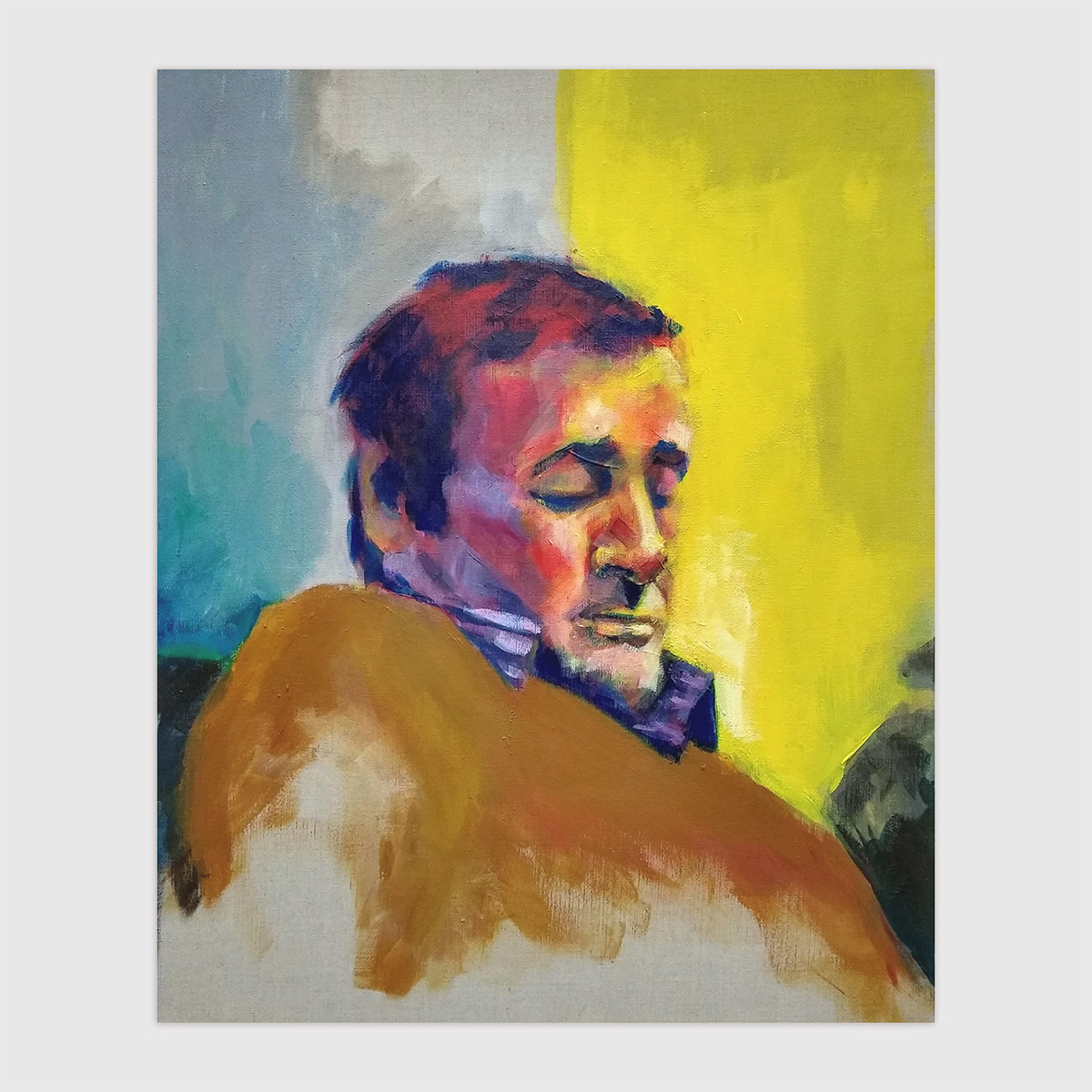 Père jaune  —  81x65 cm (vendu)