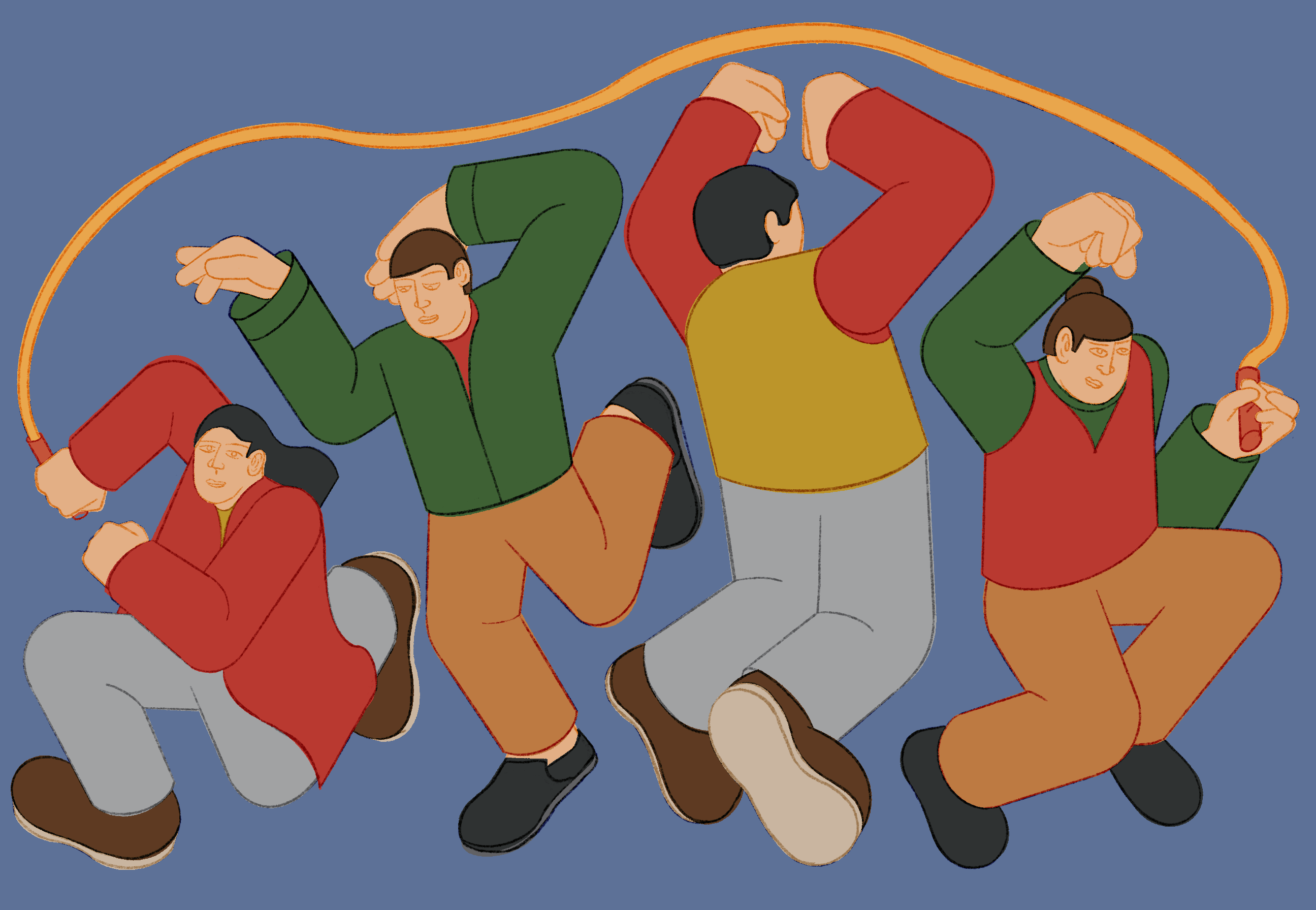 Jumping Rope, Self-Initiated