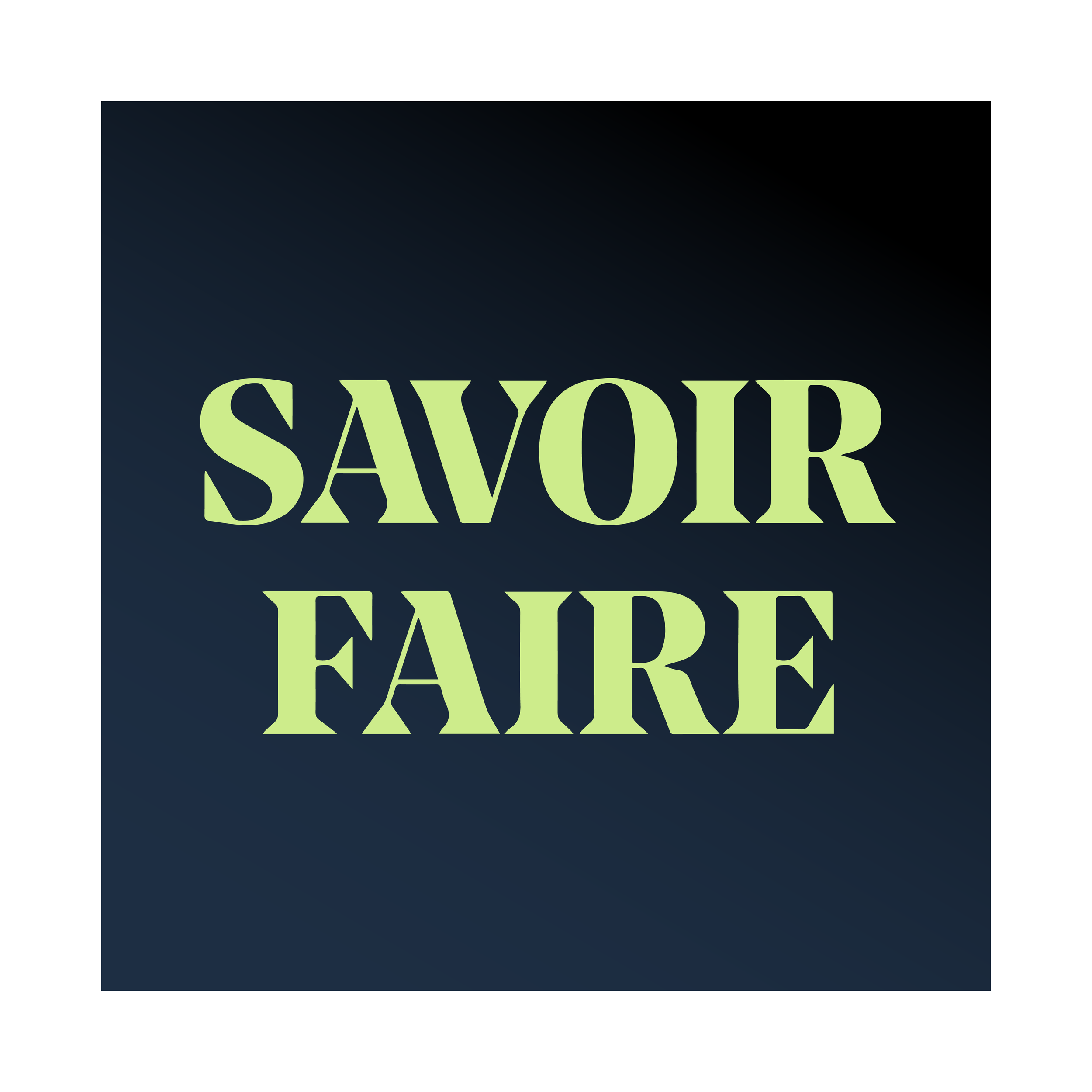 Developing Savoir-Faire