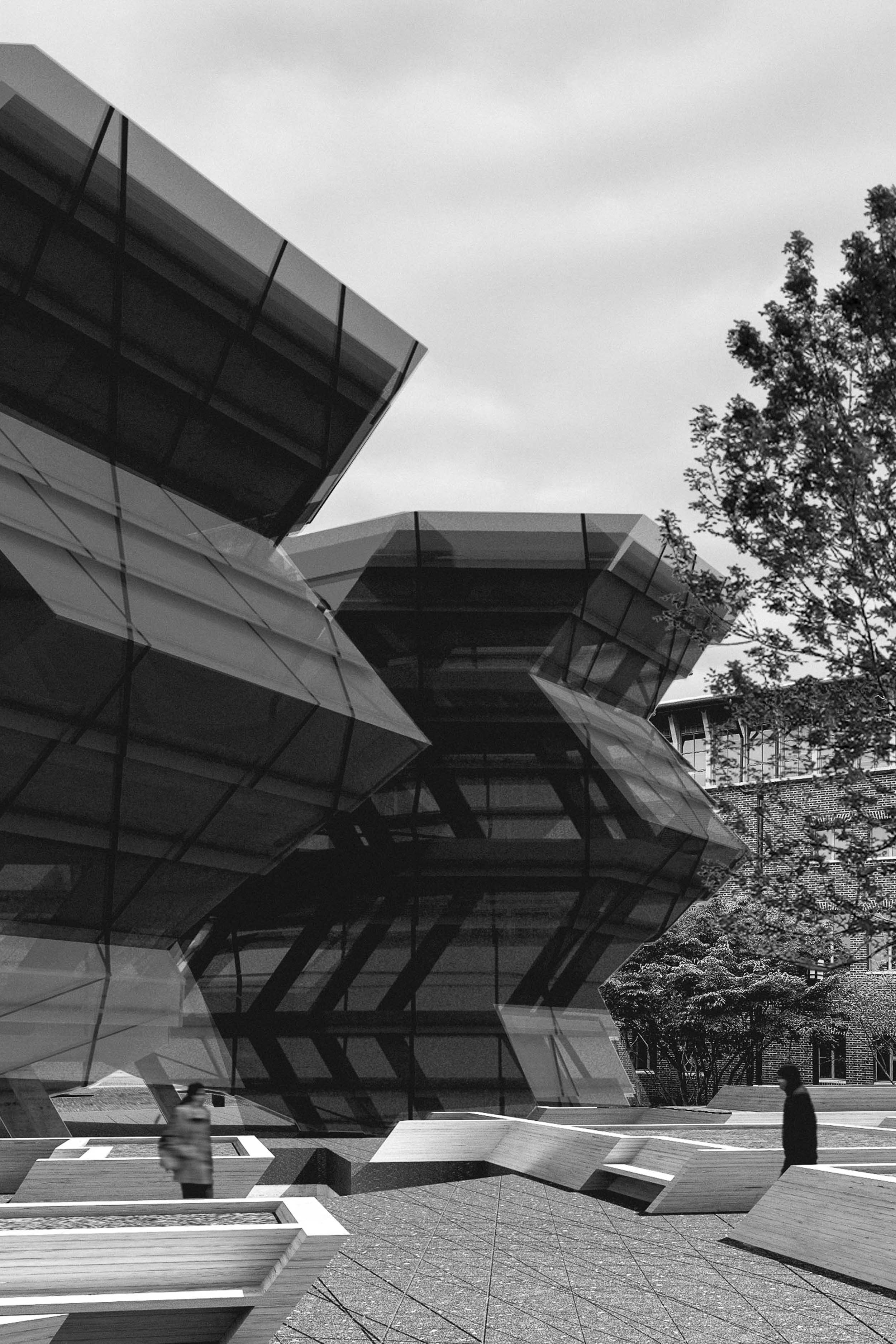 Render - Rear Courtyard