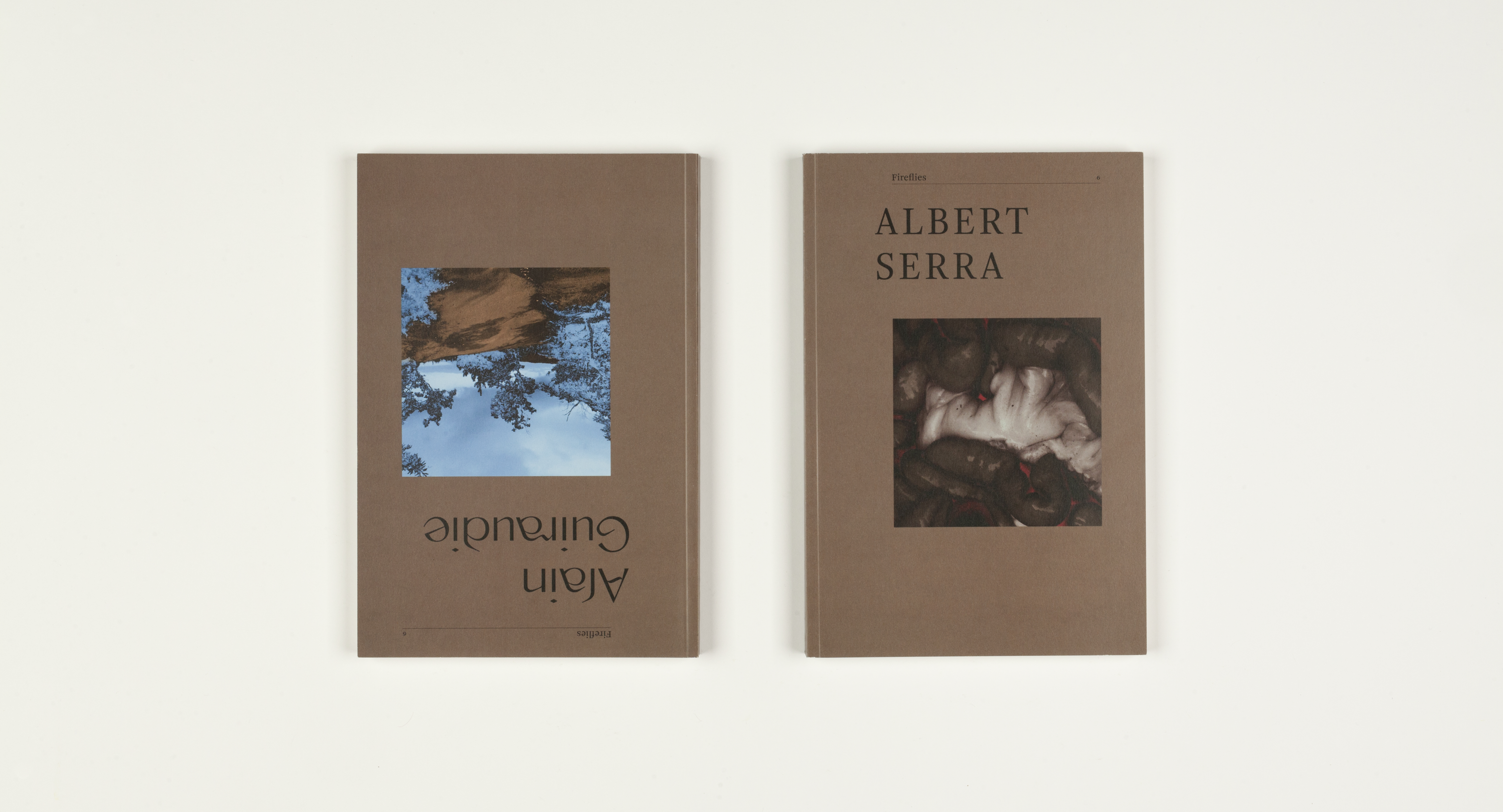 Fireflies Issue 6 covers, featuring film directors Alain Guiraudie and Albert Serra