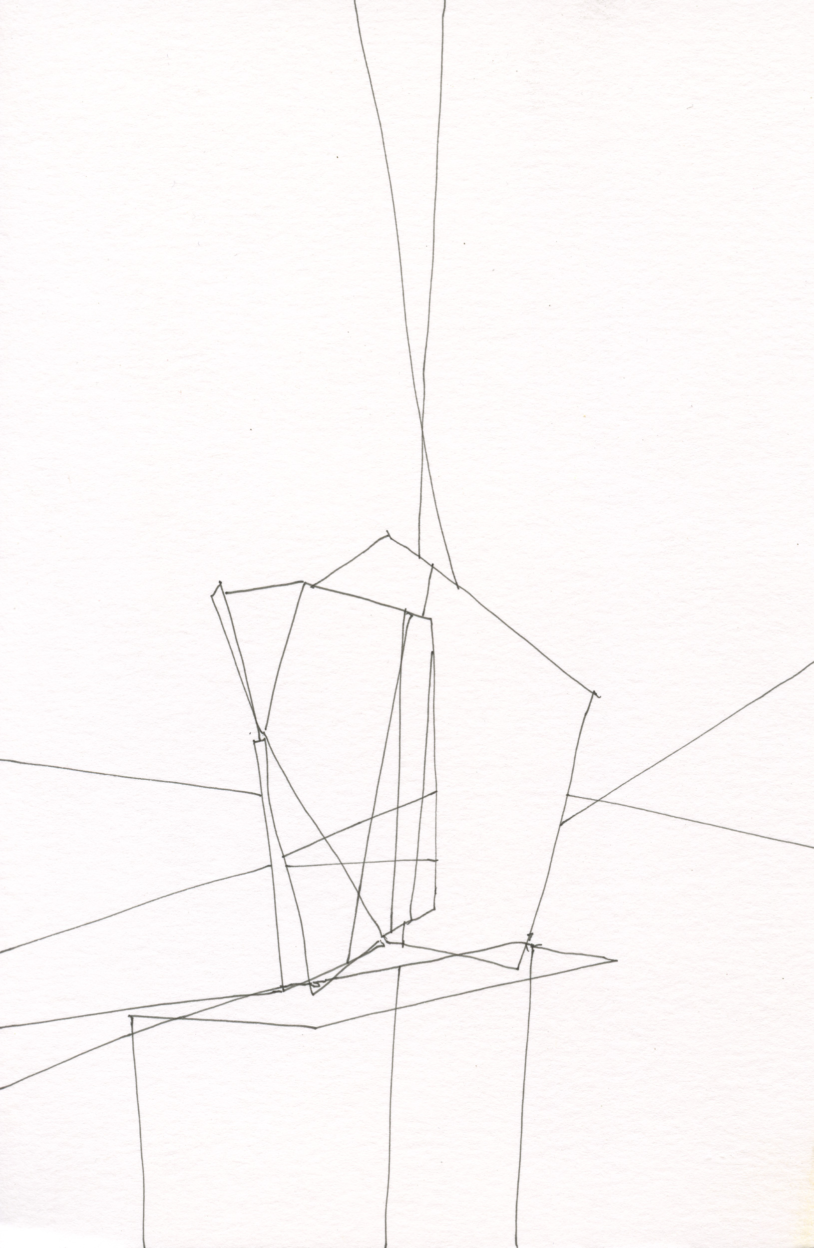 23. 2019, ink on paper 9 x 6  inches