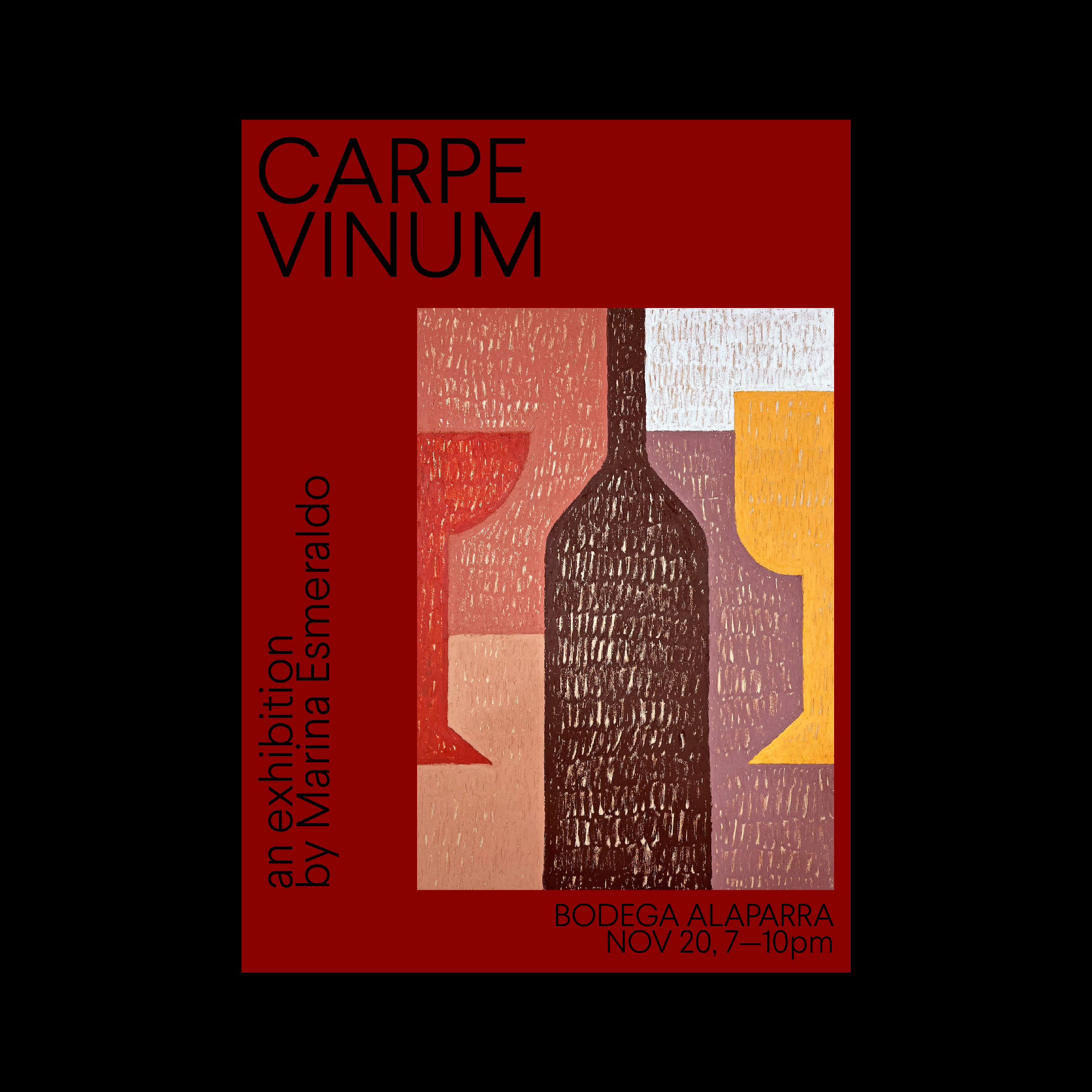 CARPE VINUM exhibition graphics