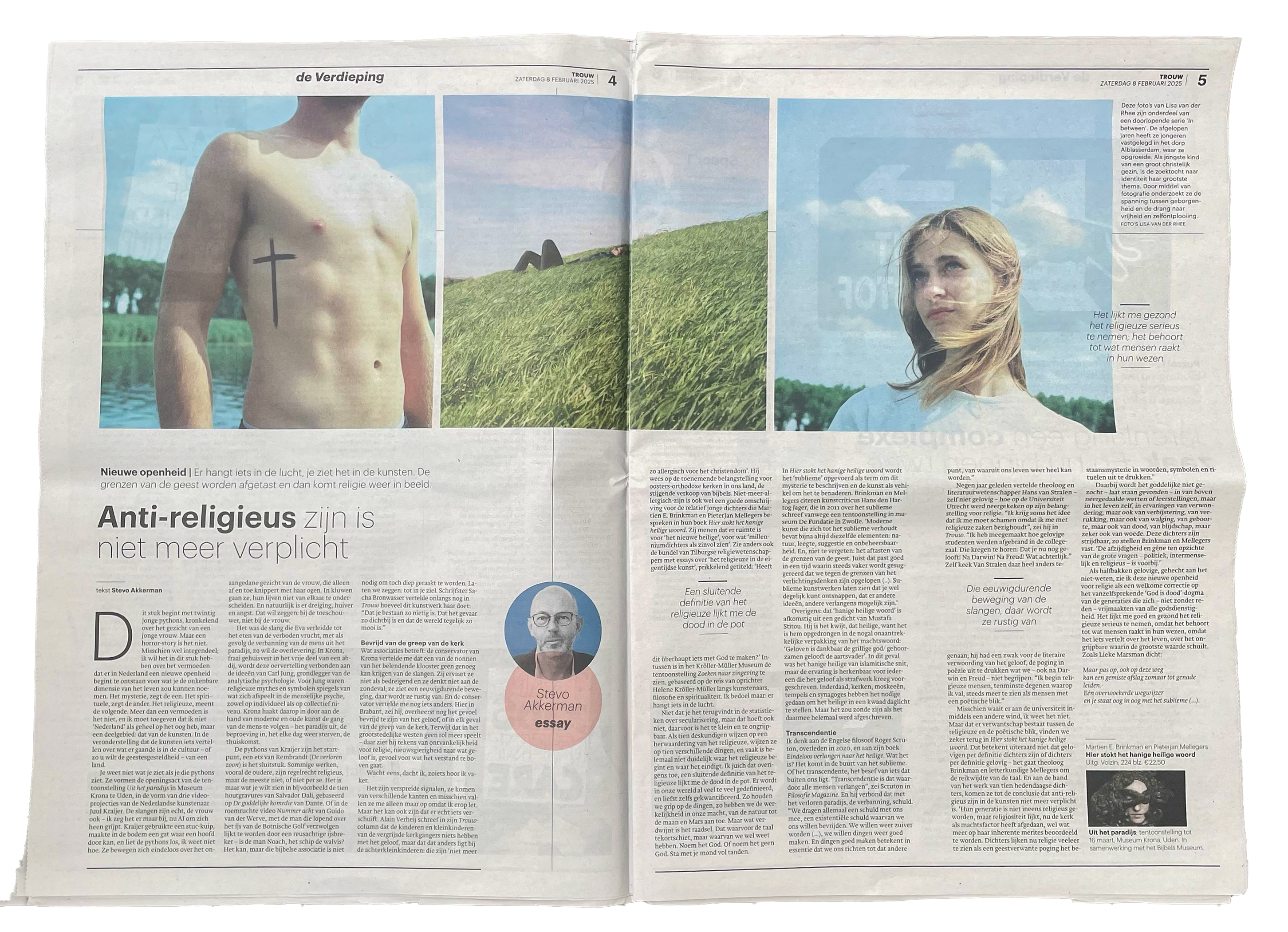 PUBLICATIES TROUW BIJ ESSAYS STEVO AKKERMAN