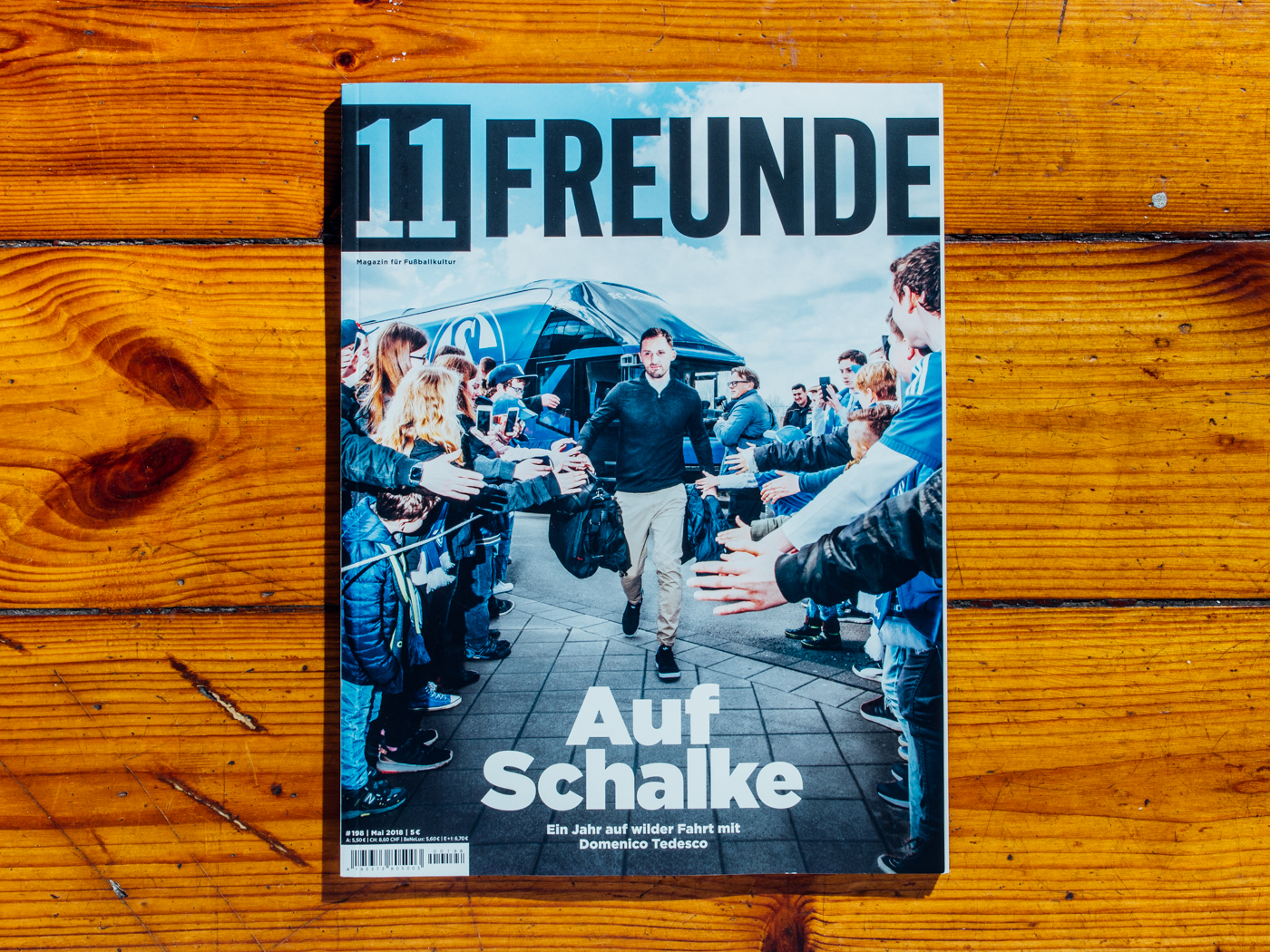 11Freunde #198 / Ein Jahr unterwegs mit Tedesco / April 2018