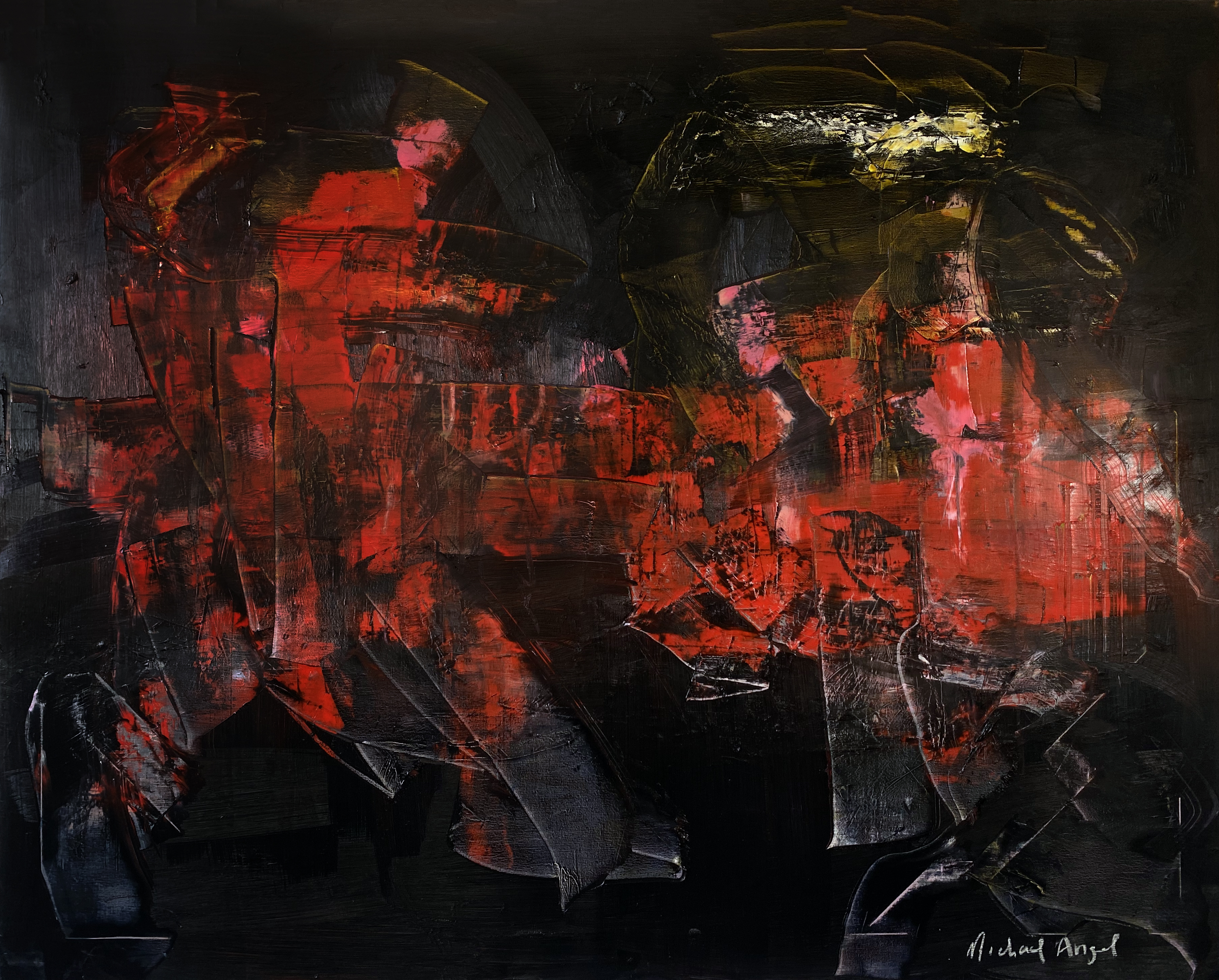 08. The Night Dancers, 2022 oil on canvas [48 x 60’ inches]