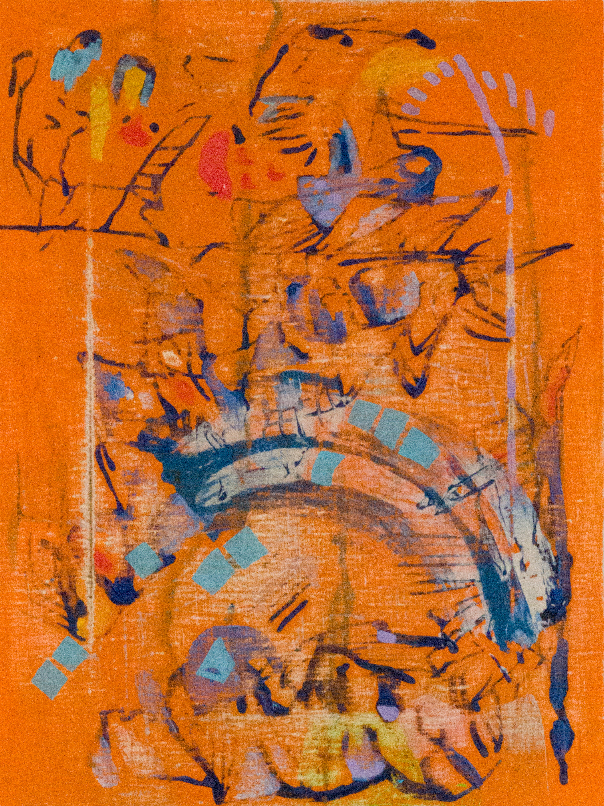 Untitled, 2023 Oil and acrylic, 12 × 16 in