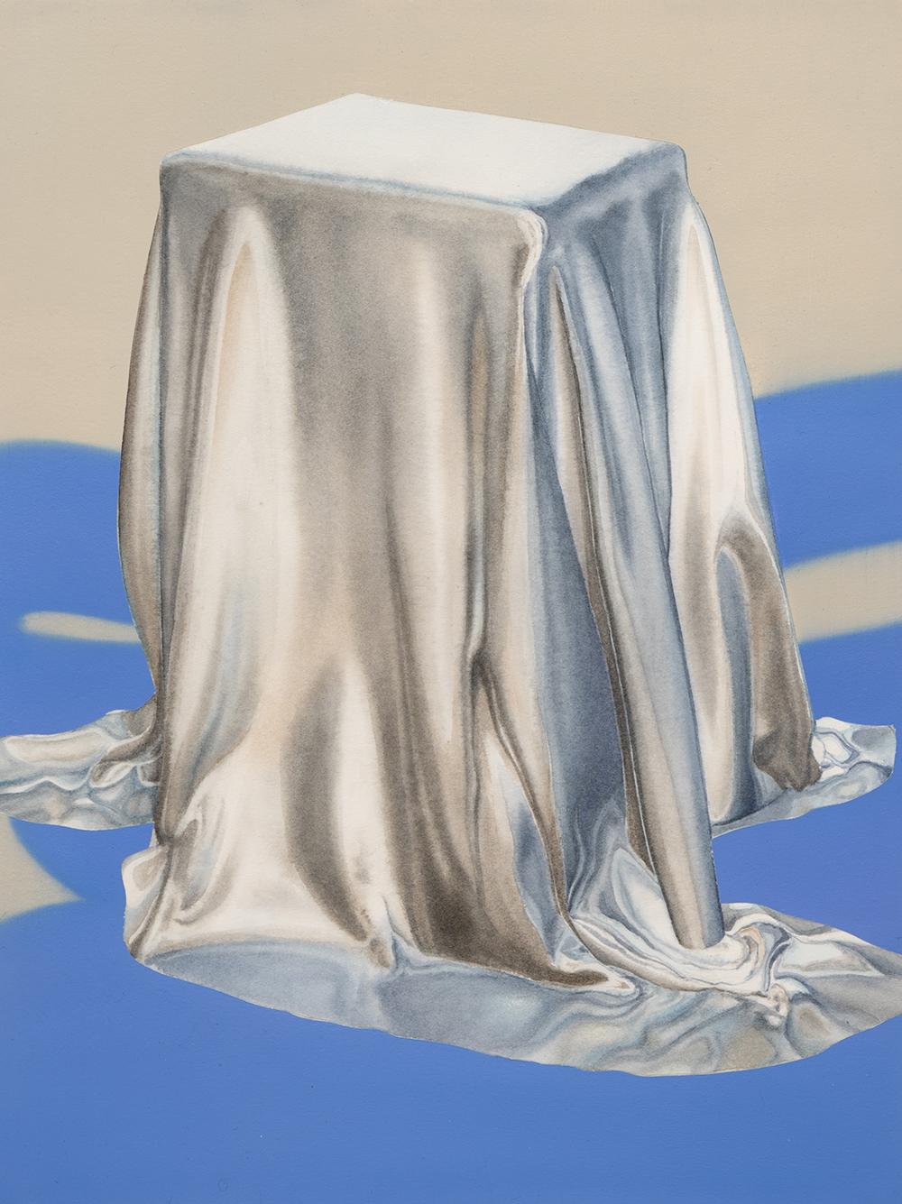 untitled, watercolor and oil on paper, 40 x 30 cm, 2024