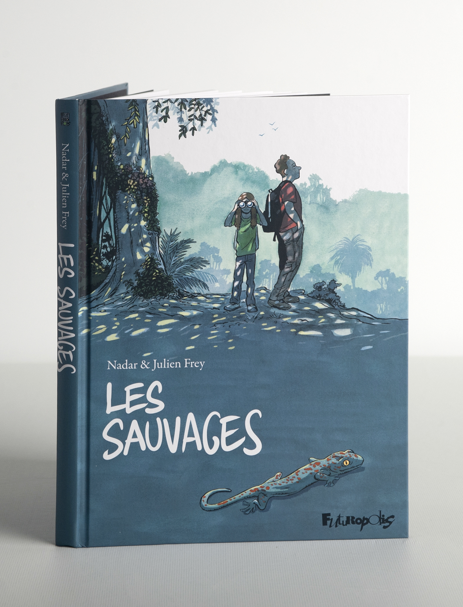 comic-BD-libro-Les Sauvages-Nadar-Futuropolis-Pep Domingo