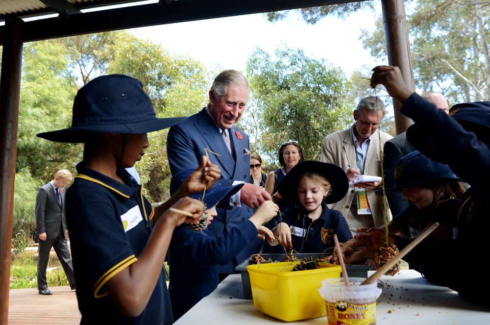 Prince Charles visits Kilkenny Public School 2012