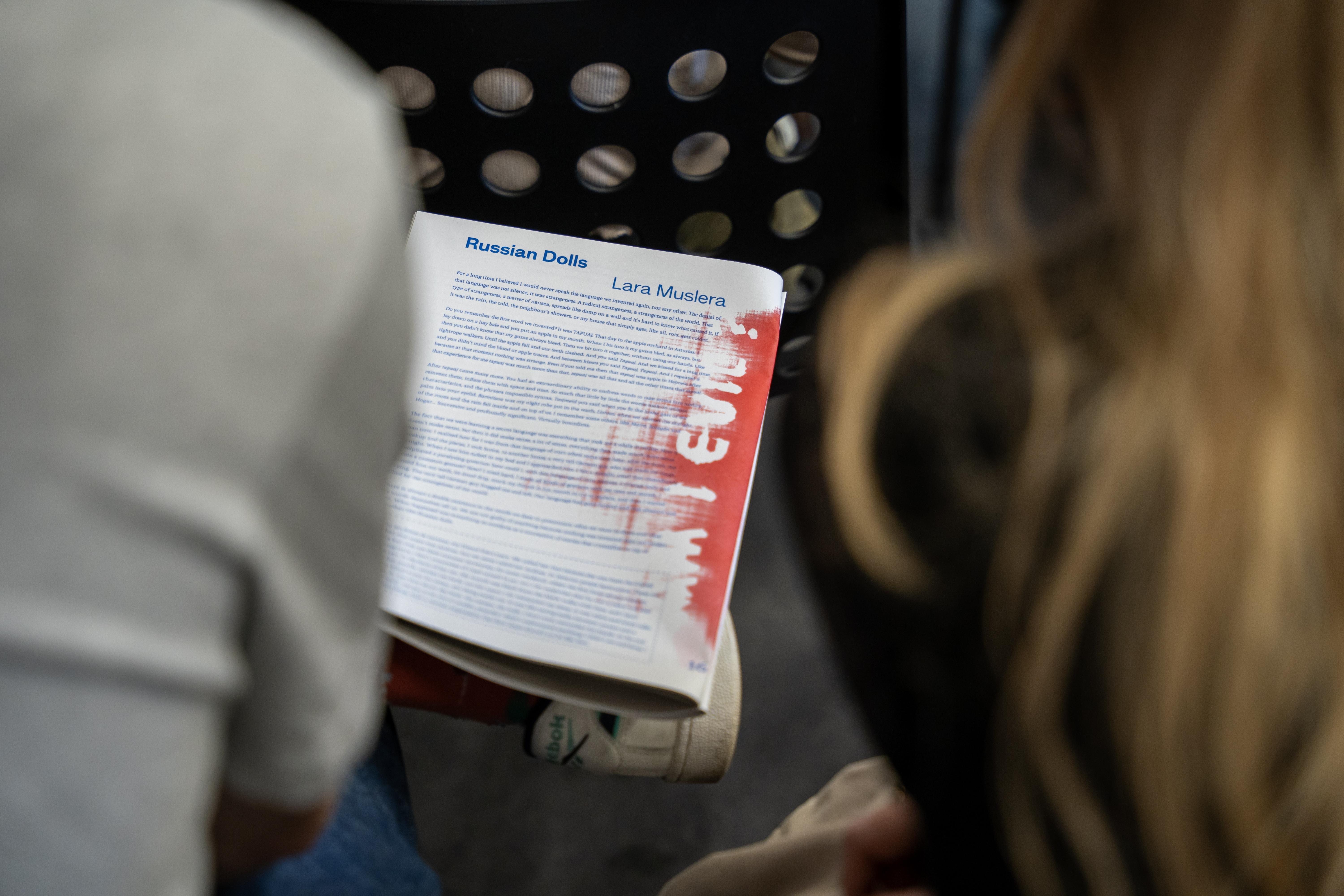 Am I Evil? presentation @ WIELS (c) Navid Fayaz