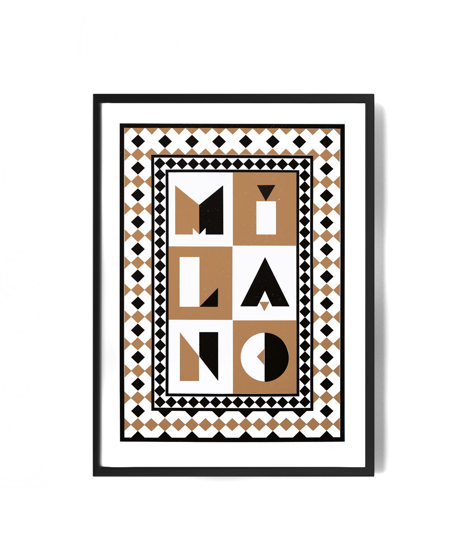 Milano | Letterpress poster by Cabaret Typographie