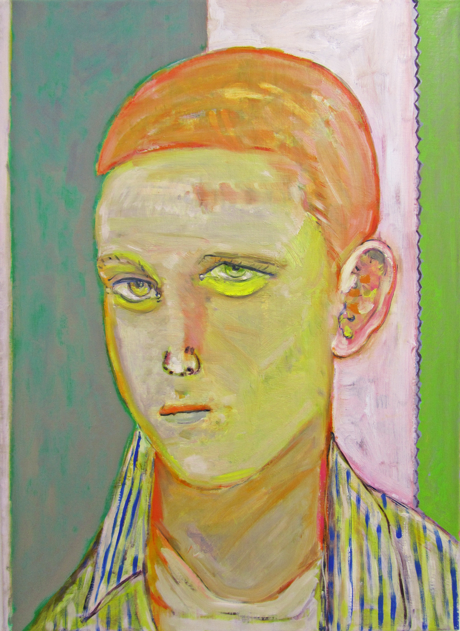   'Unfinished Man', oil on linen, 55x40cm, 2016