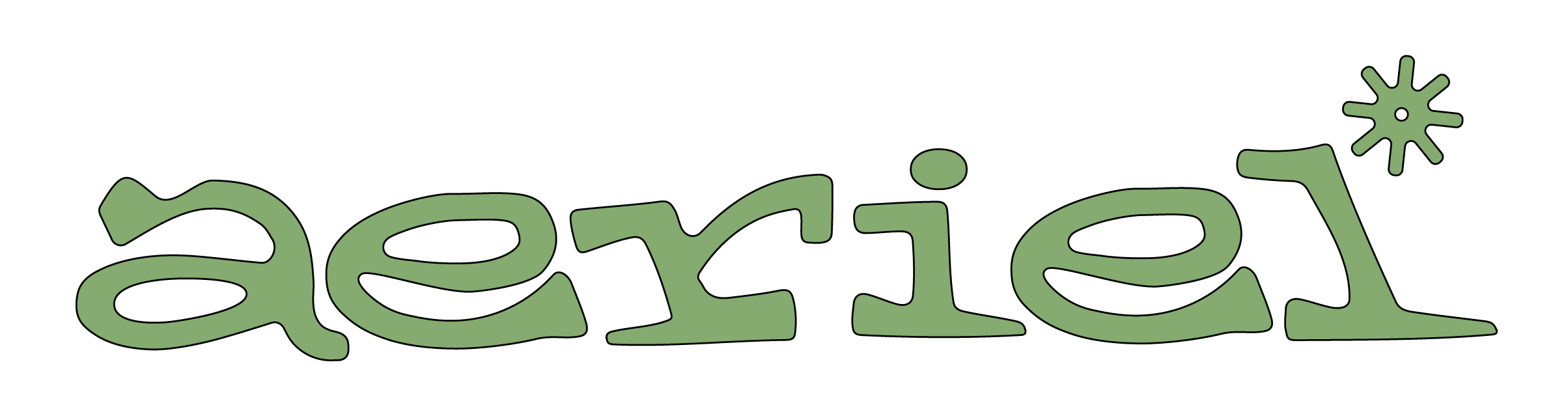 Logo for musician Aeriel.
