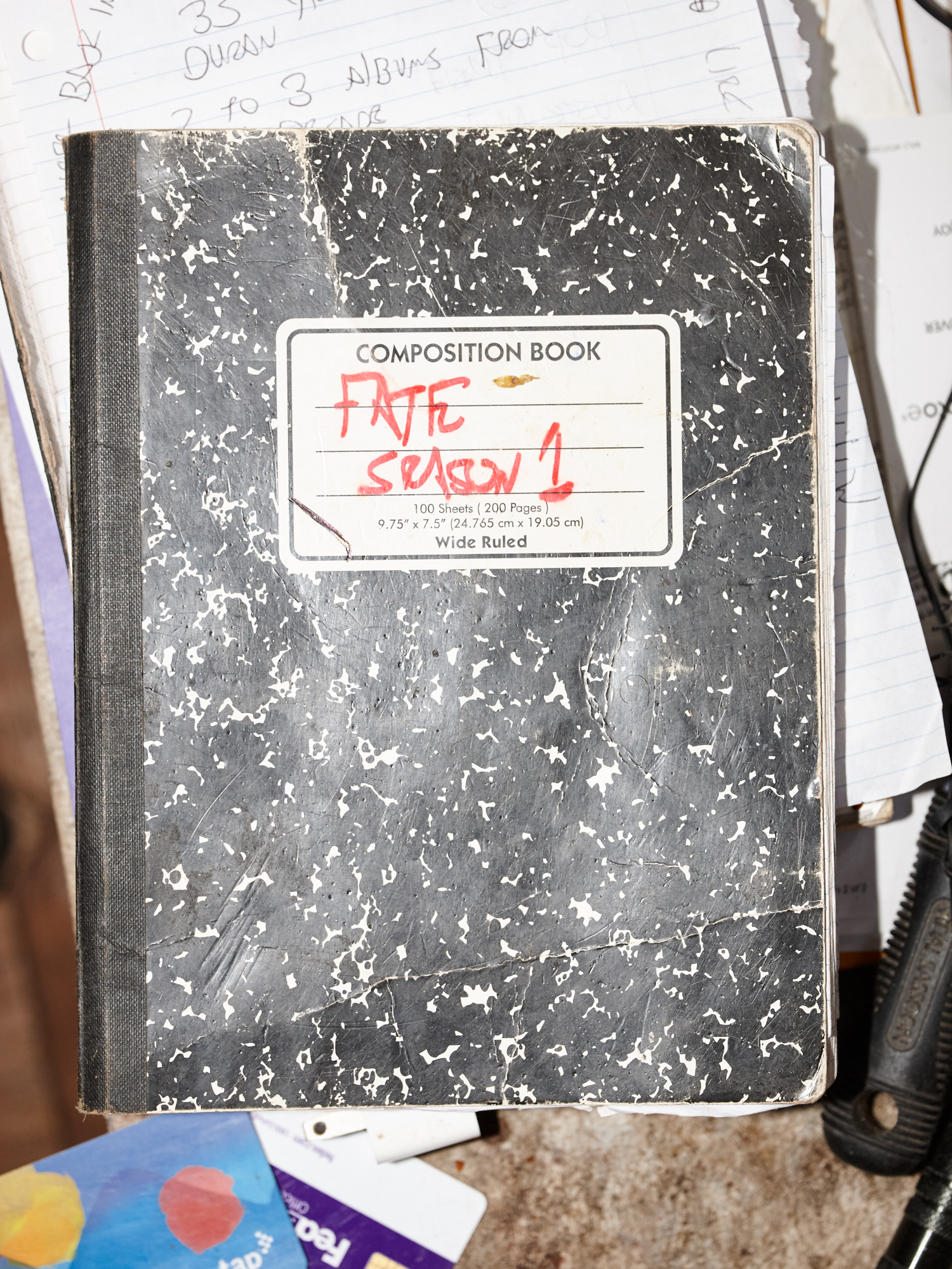 Ian's Notebook (Telotype #176), Hi Point Street, Los Angeles, June 2021.