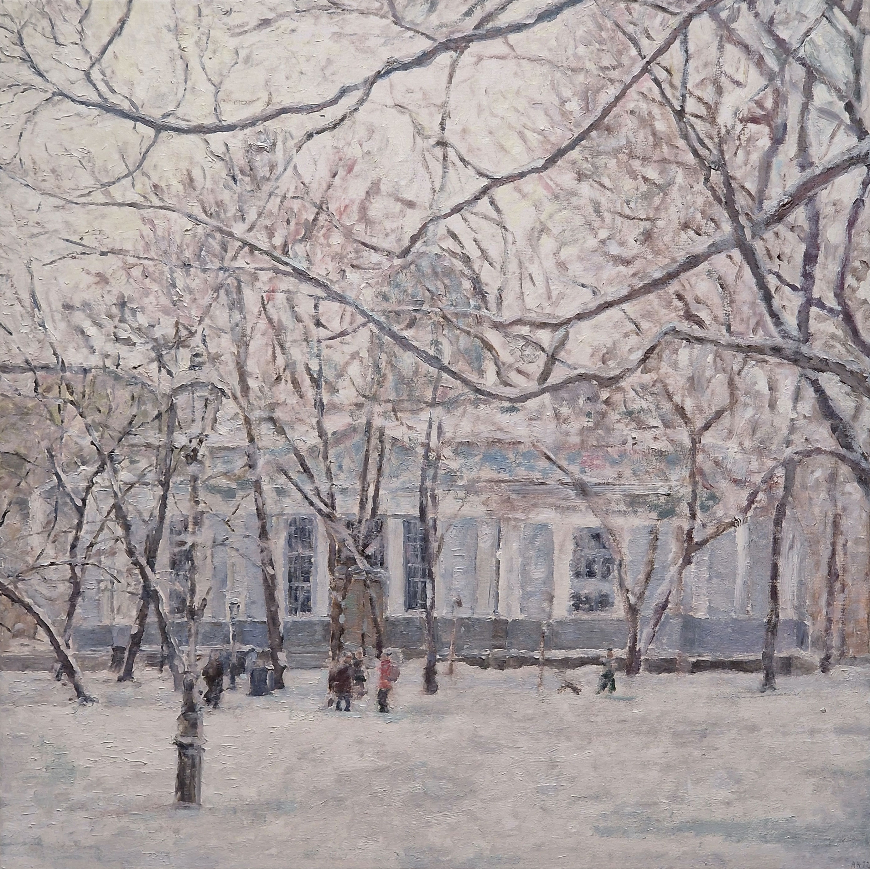 "Vanha kirkkopuisto", 90x90cm