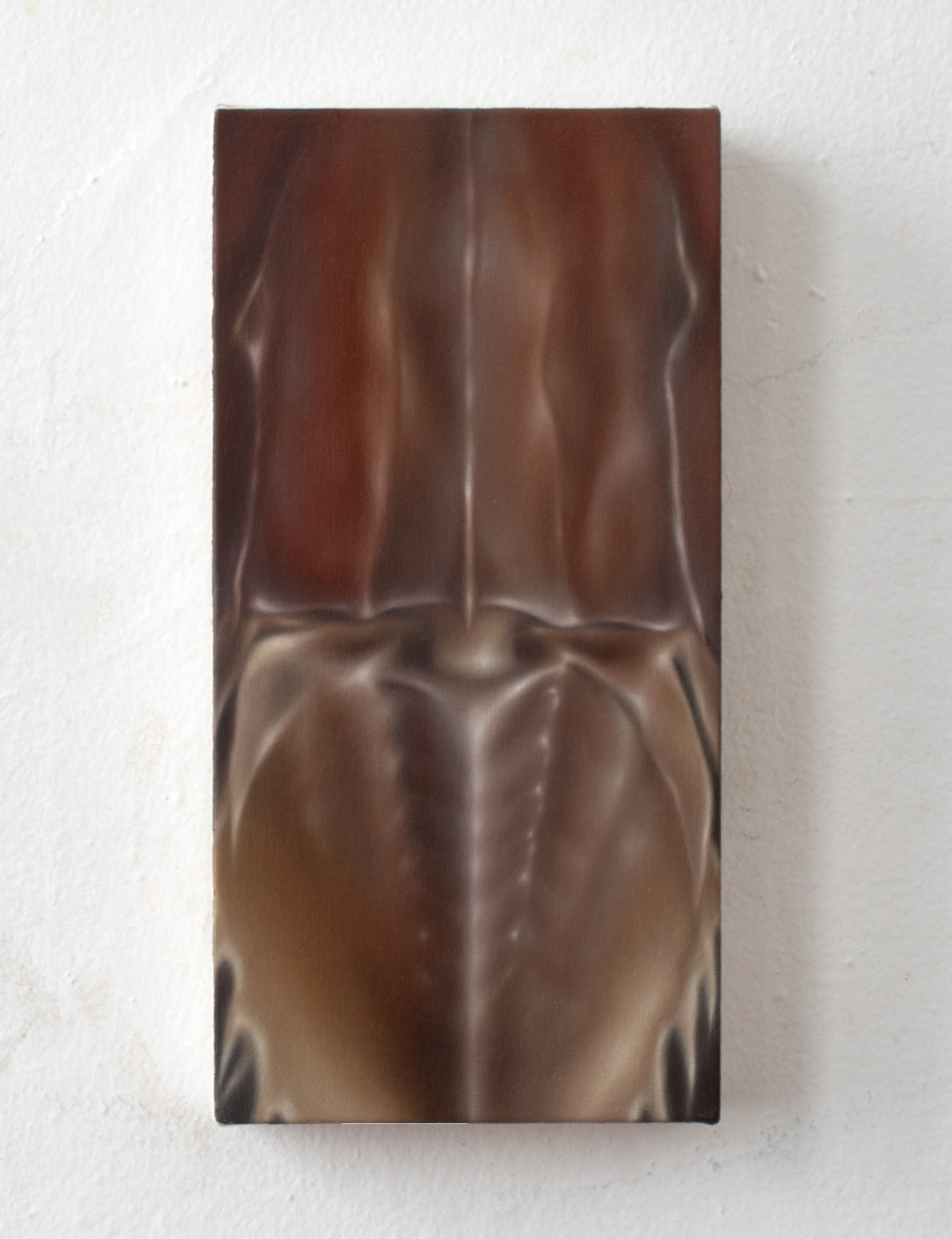 cuando y siempre (2025), oil on canvas, 6x12"