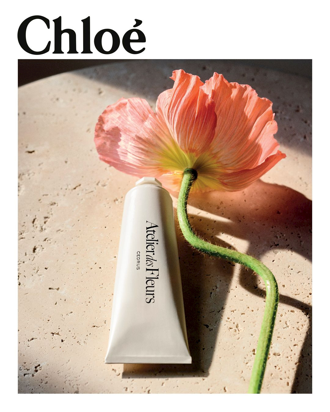 Chloé atelier des fleurs, set design production