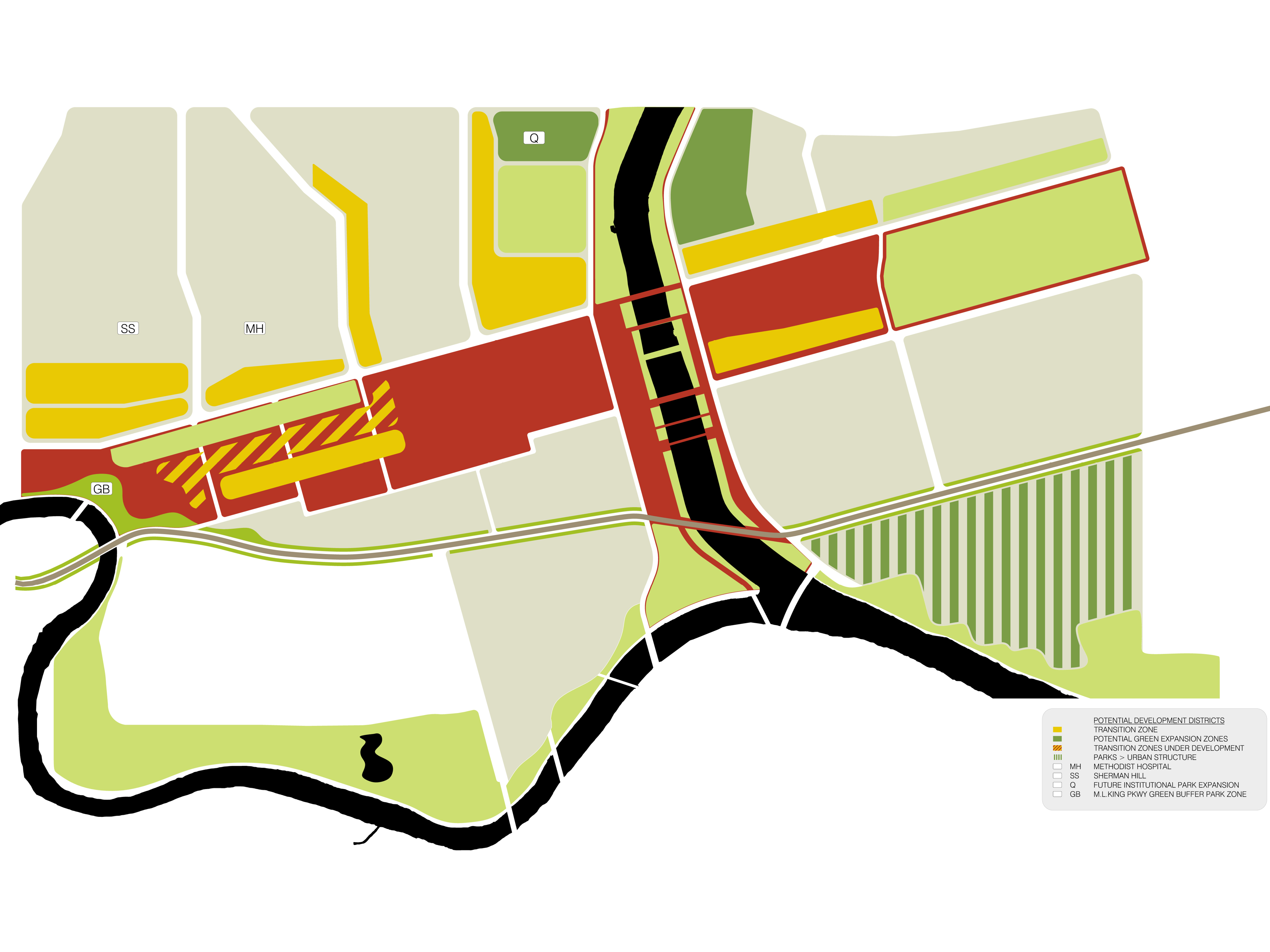 Downtown transitions and expansion