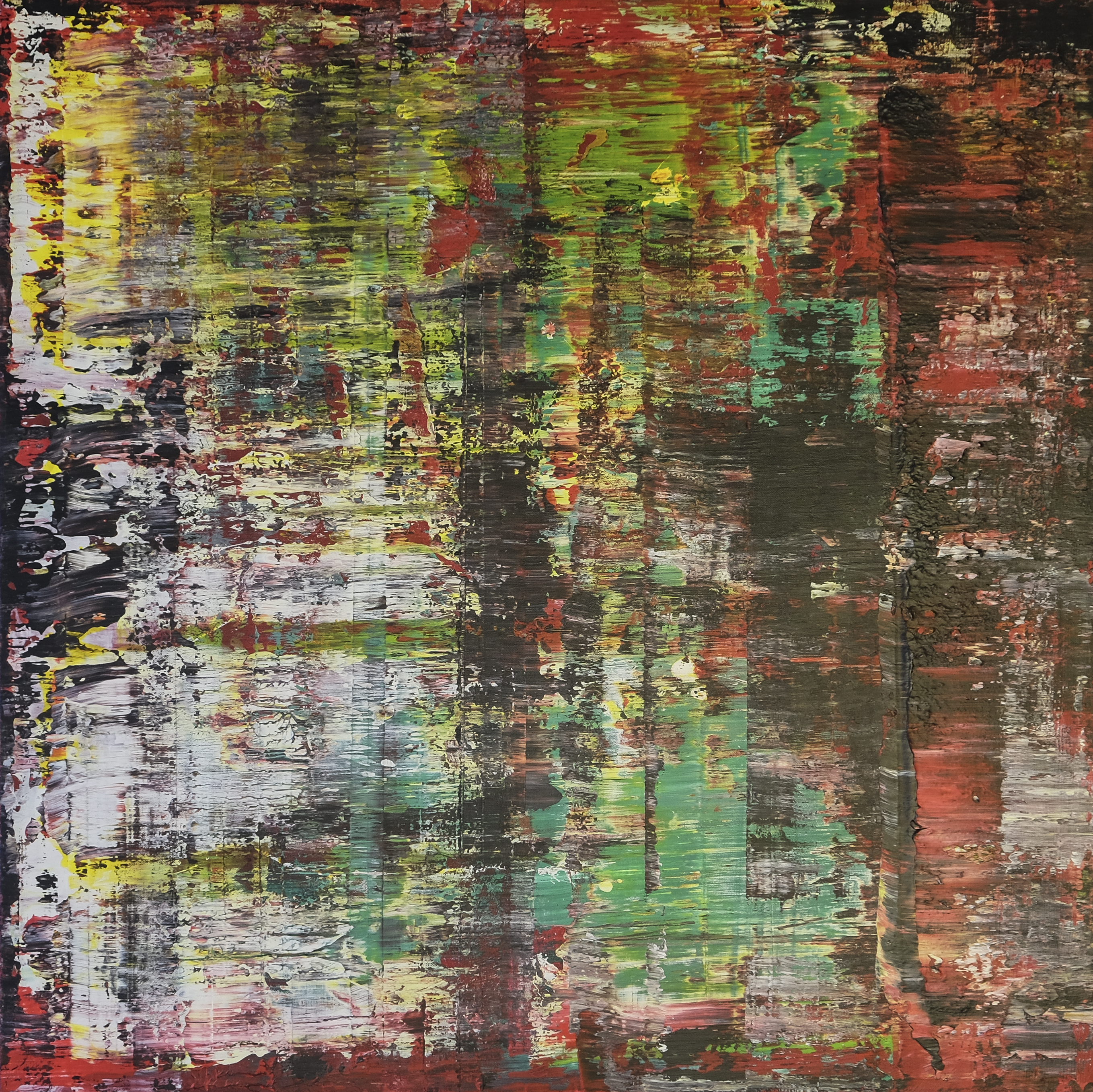 o. T.  Acryl auf Leinwand, 80 x 80 cm