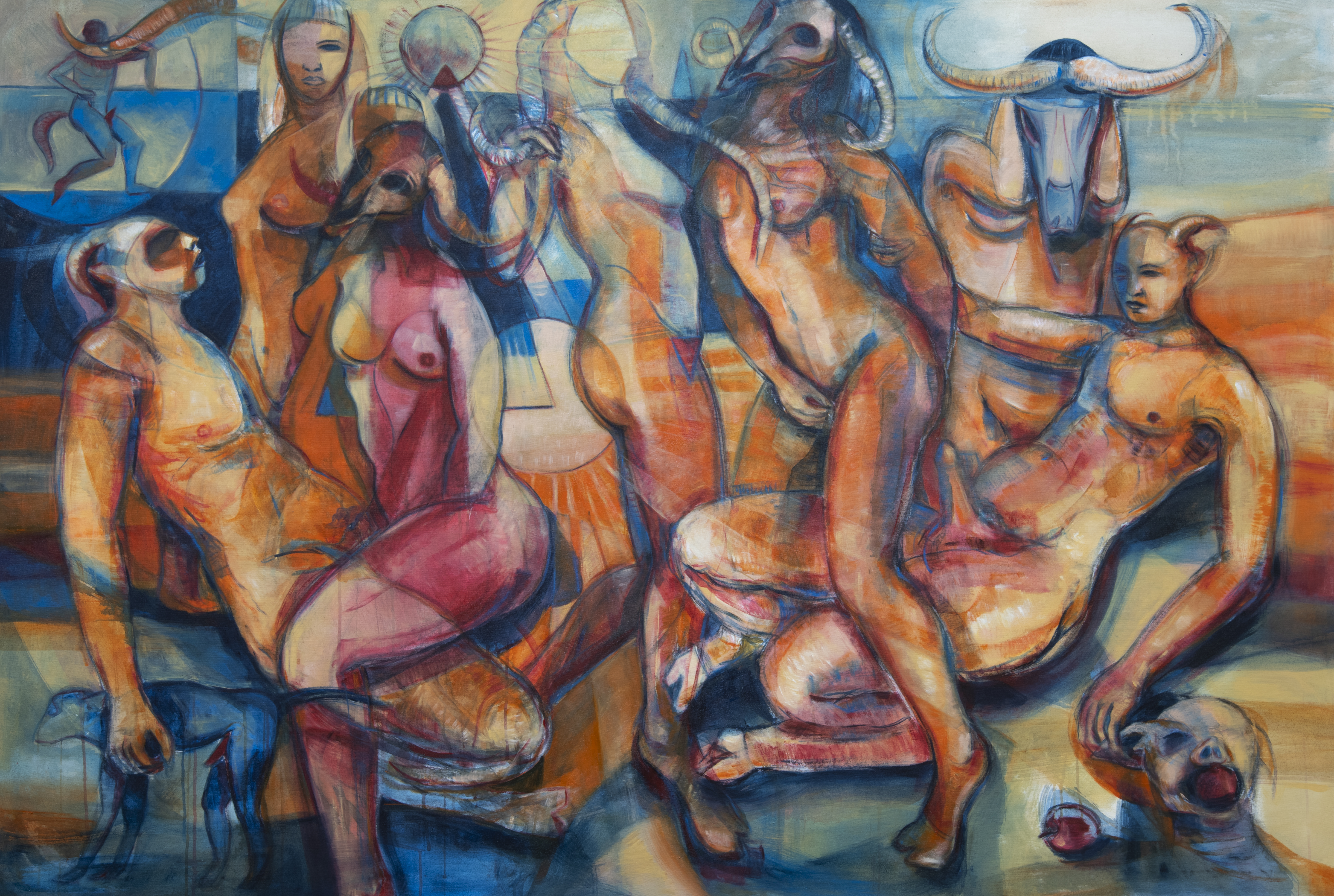 ‘Of Humans, Reptiles, and Horned Creatures' (On The Three Graces, Fauns, and Hilma af Klint) 