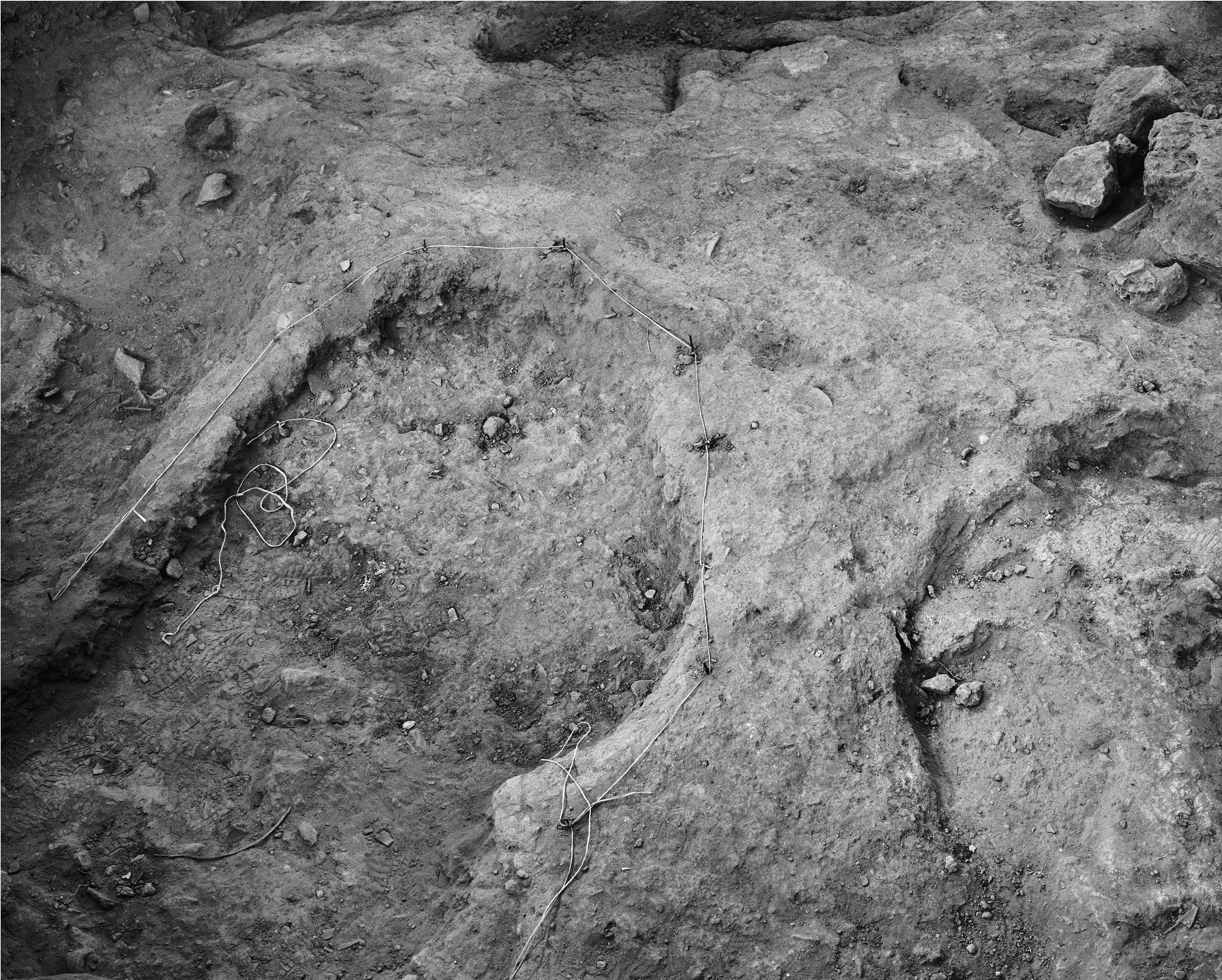 Tel Dor (Excavation), 2009, archival pigment print, 150x185 cm