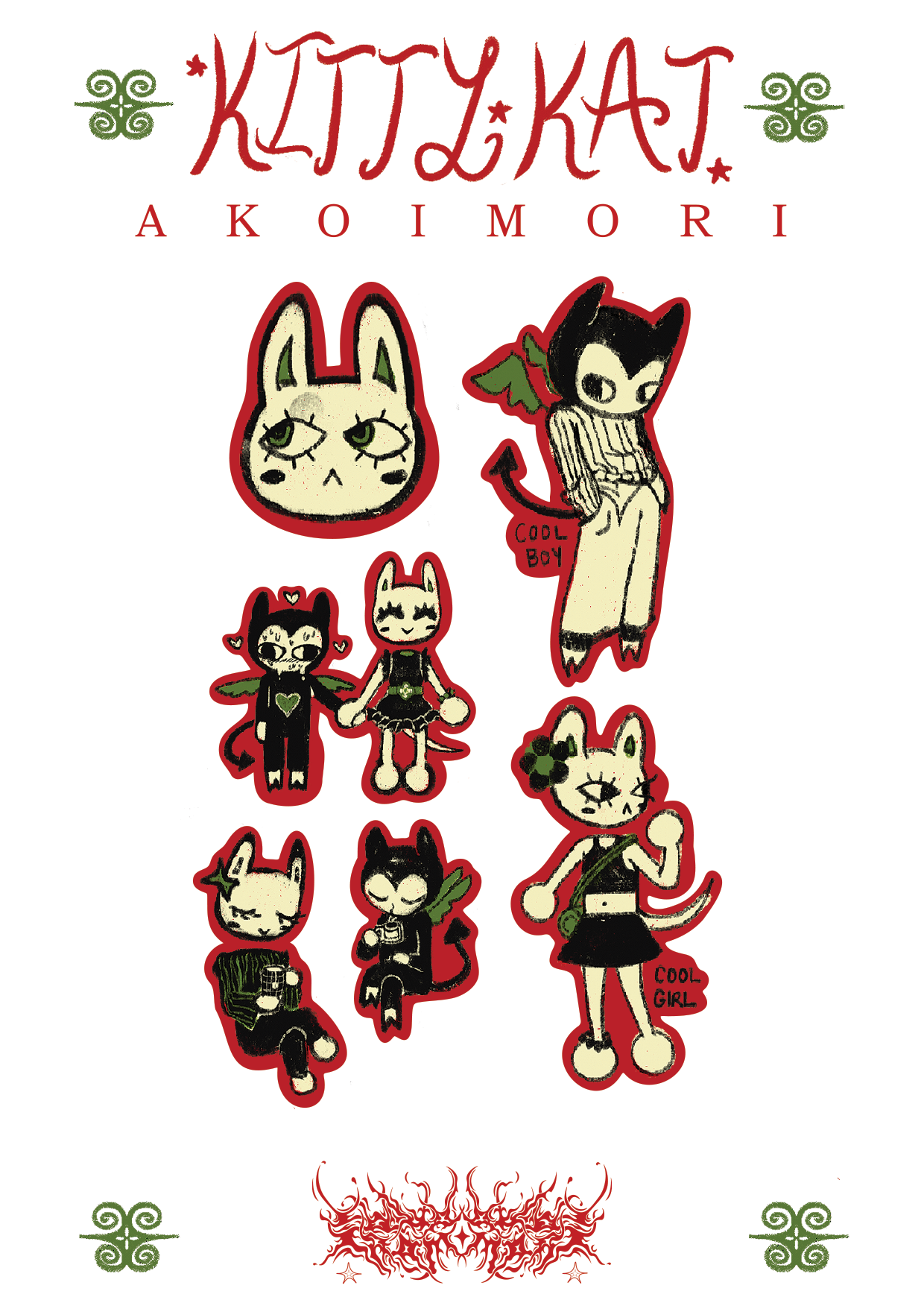 KittyKat Sticker Sheet 3