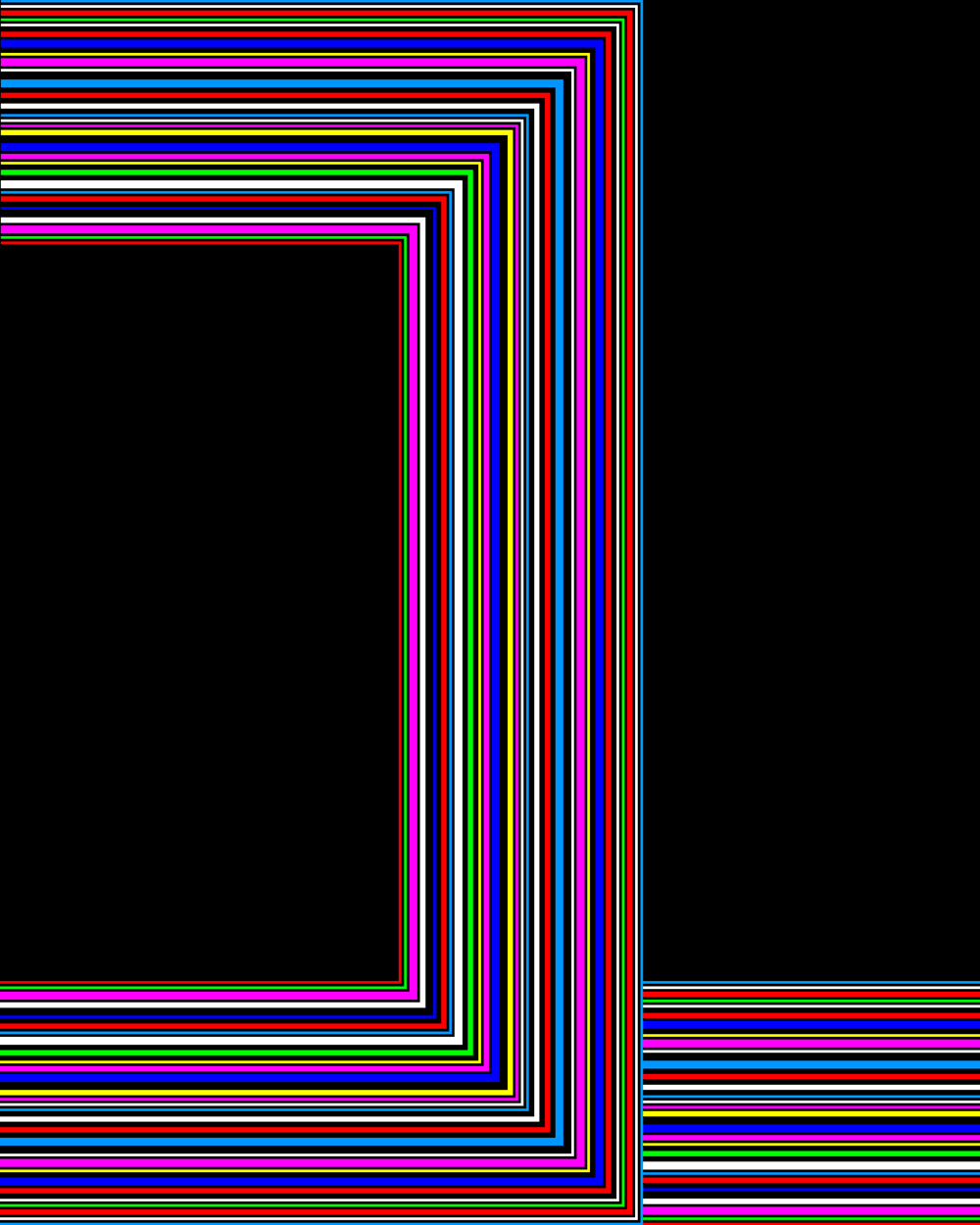 "Numbers II. / 1"  Giclée fine art print on Hahnemühle Watercolour paper / Variable dimensions / Edition of 6