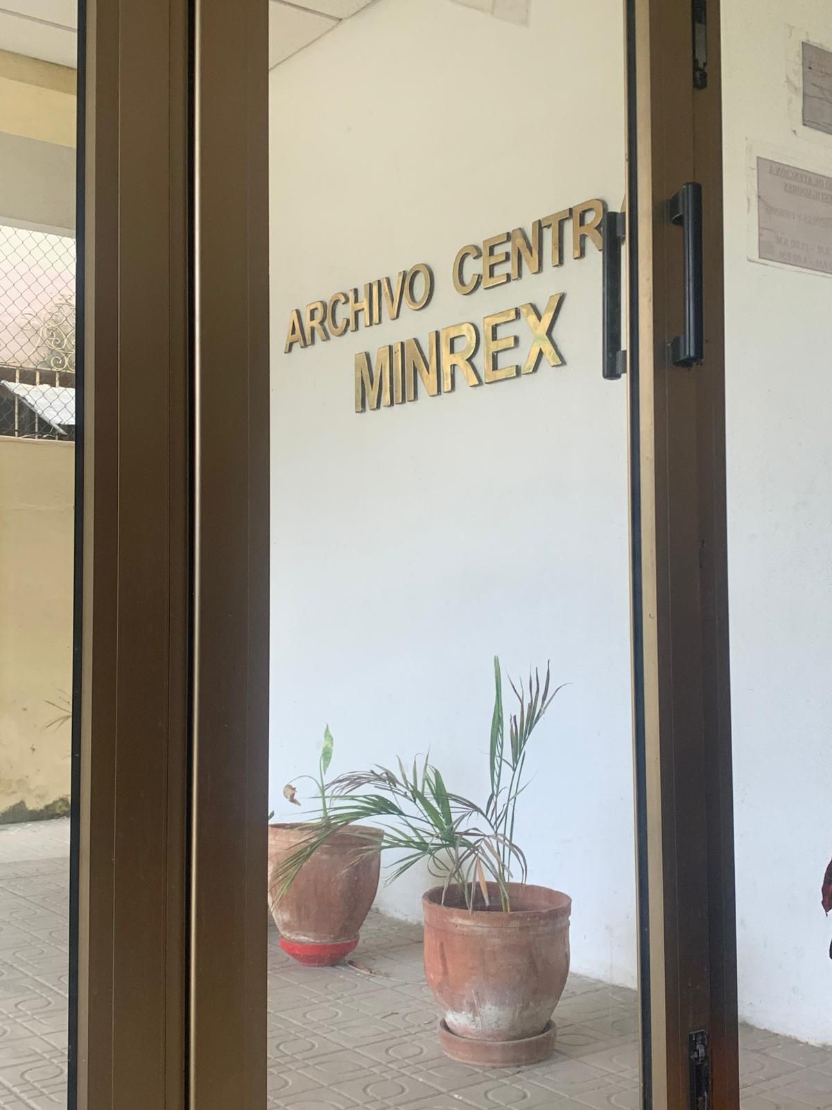 Central Archive, MINREX (Ministerio de Relaciones Exteriores)