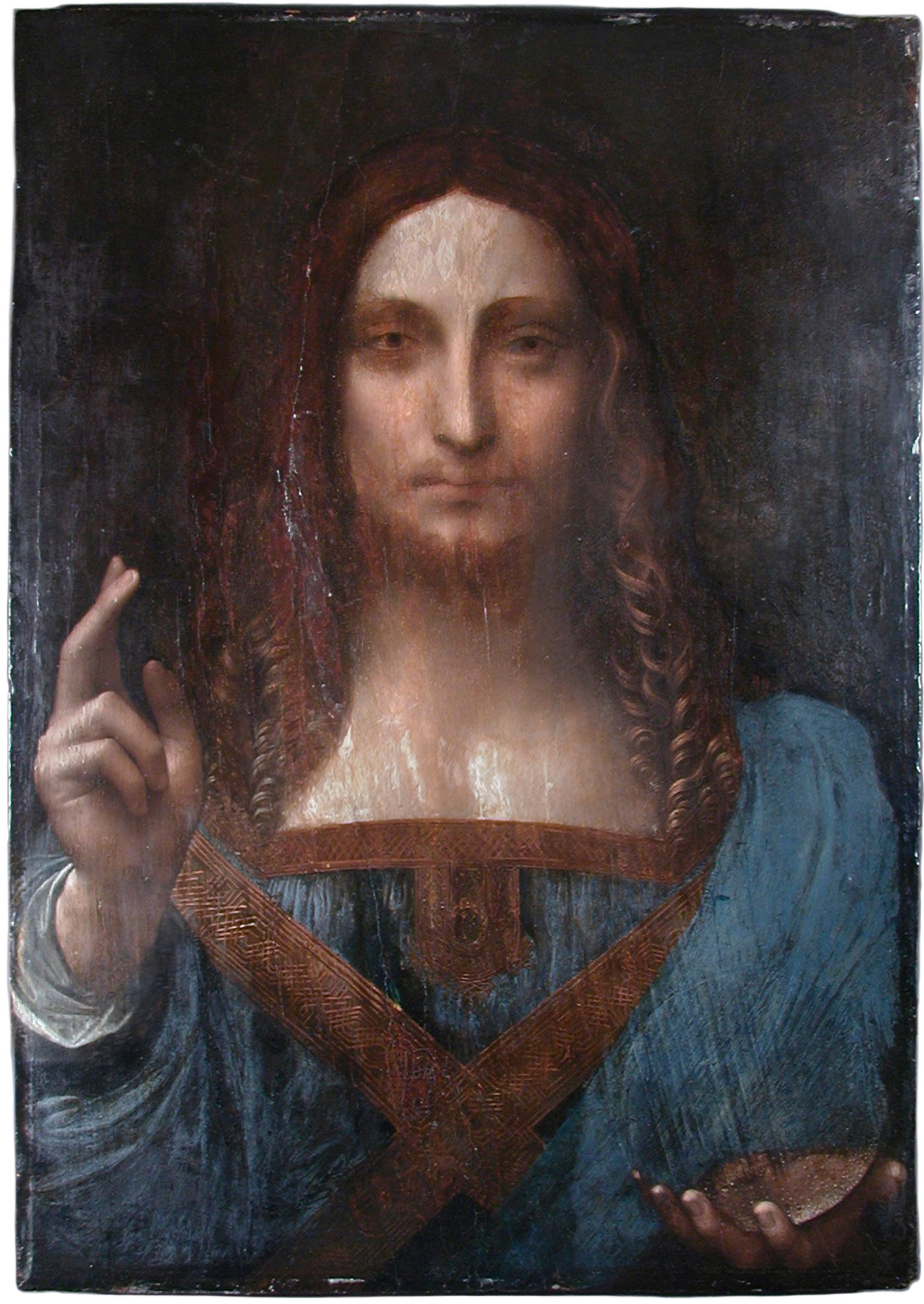 Спаситель картина Леонардо да Винчи