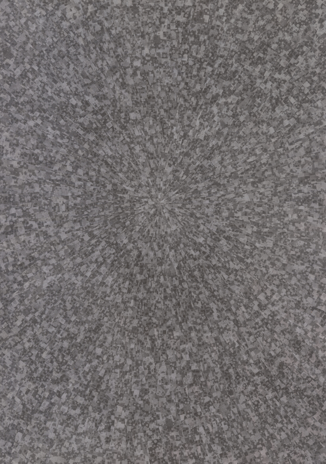 Robot #9, manipulation of Robot #8, 2010, 18 x 12.5 inches