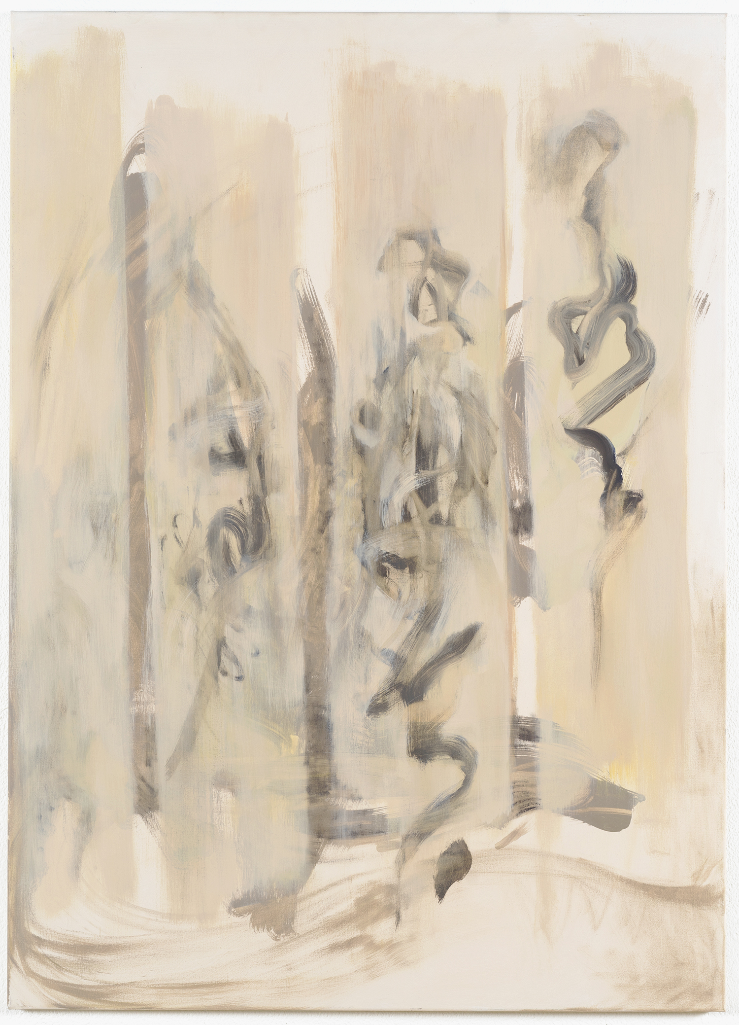 In between lines, 2018, oil on canvas, 95x125cm